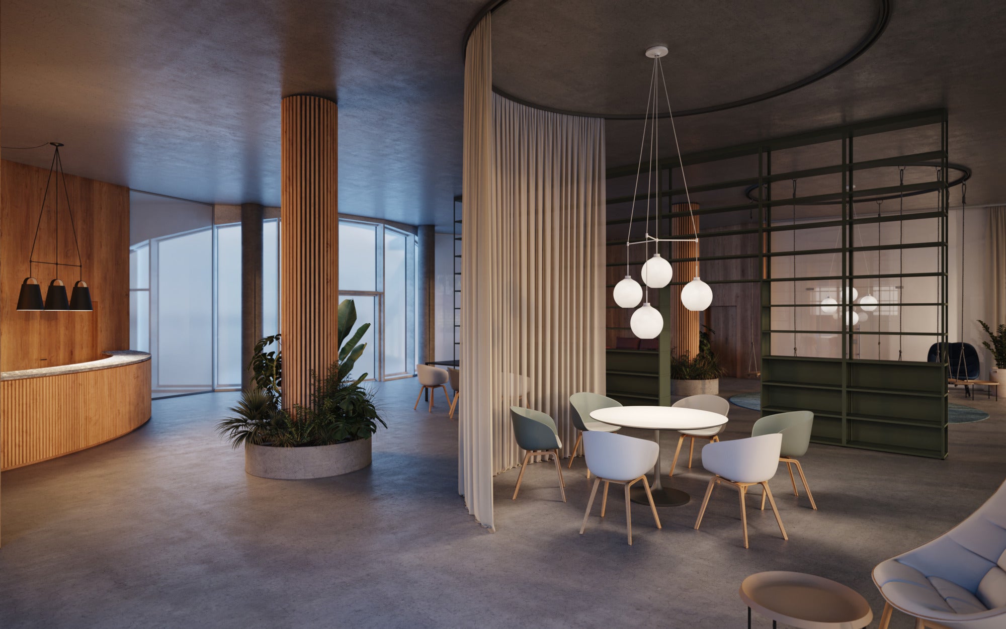 Závesná lampa WOHLERT biele sklo