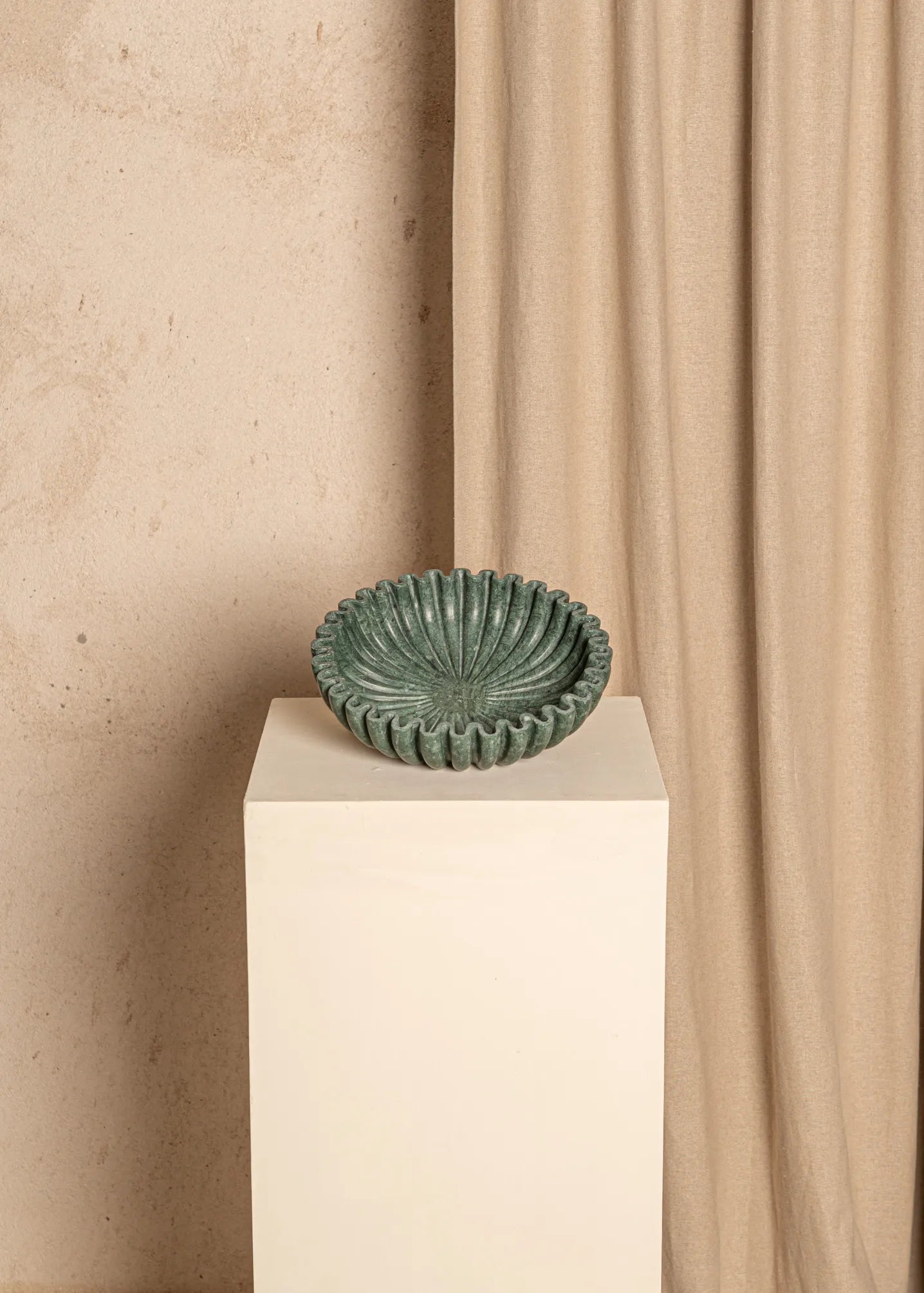 Lotuso Green Marble Bowl