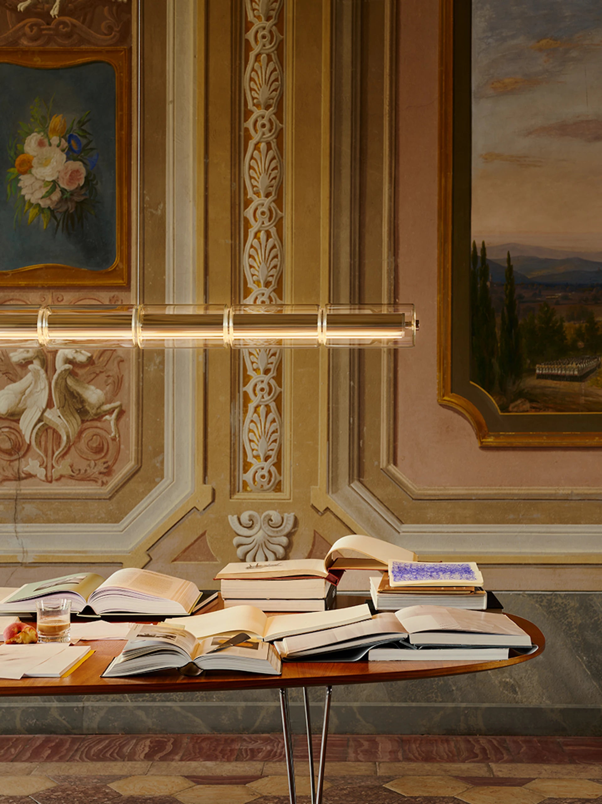 Hanging Lamp LUCE CILINDRICA Glass