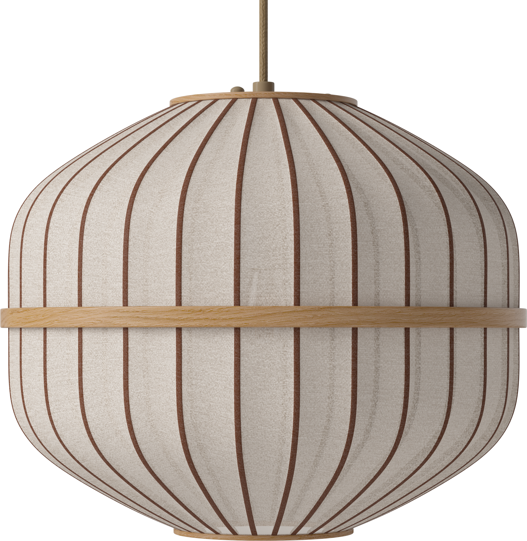 Lucén beige hanging lamp