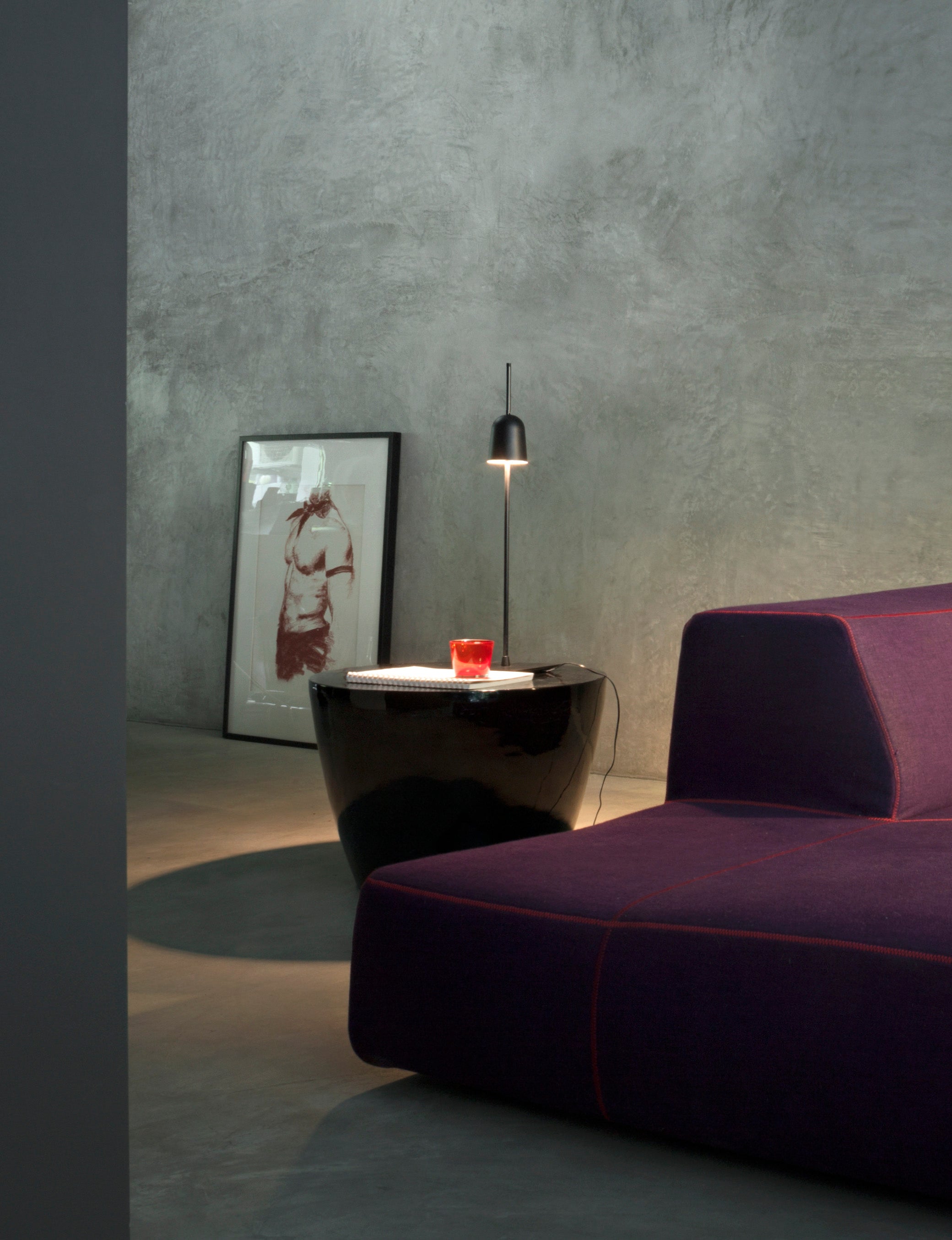 Stolná lampa ASCENT čierna