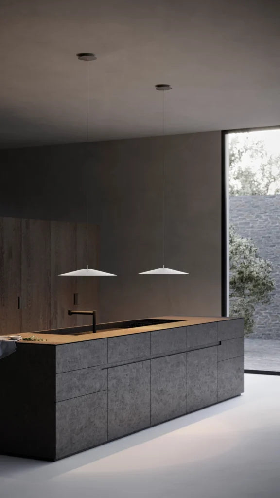 Black Koiné hanging lamp