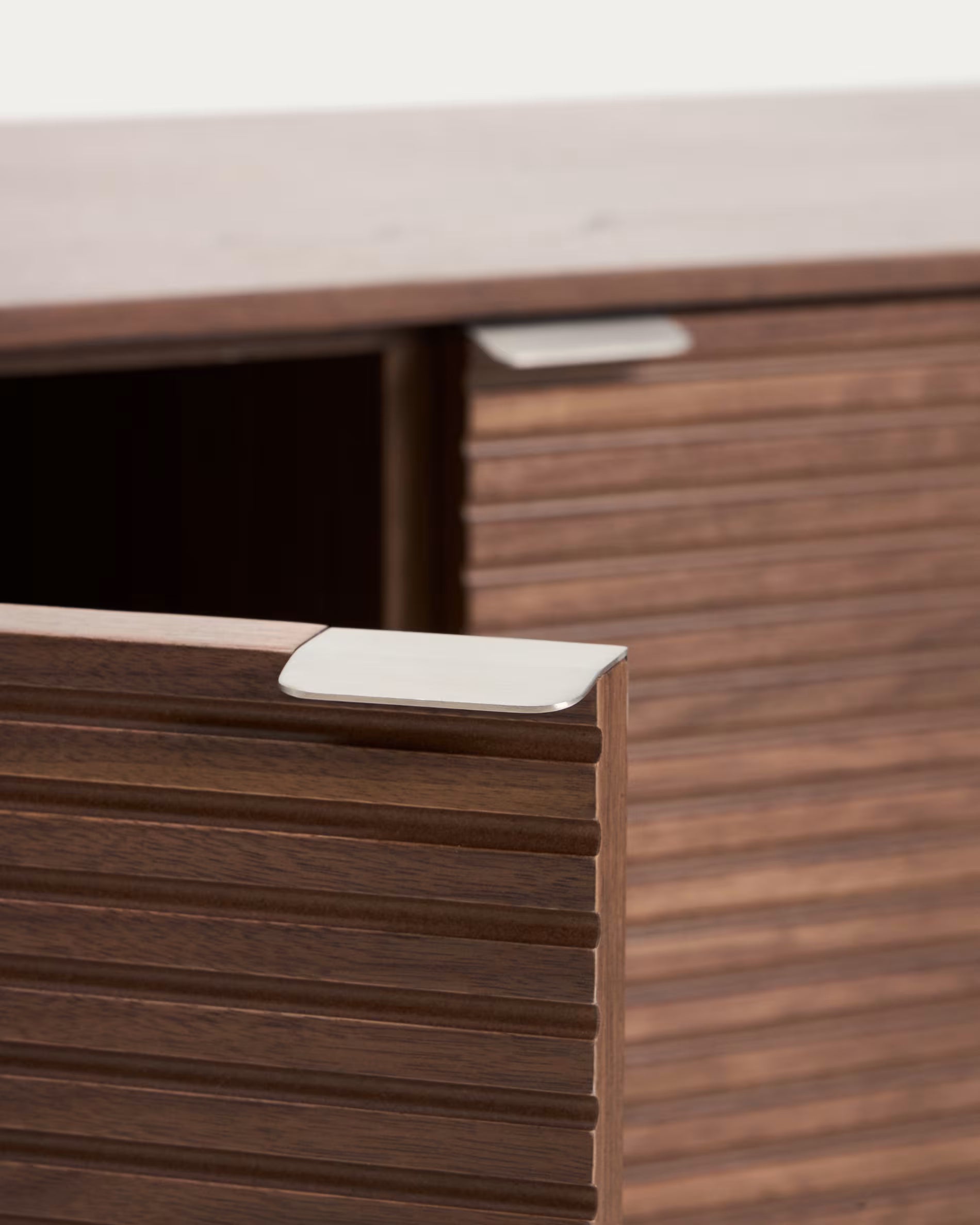 Televízna skrinka NORLEN tmavohnedý orechový dyha