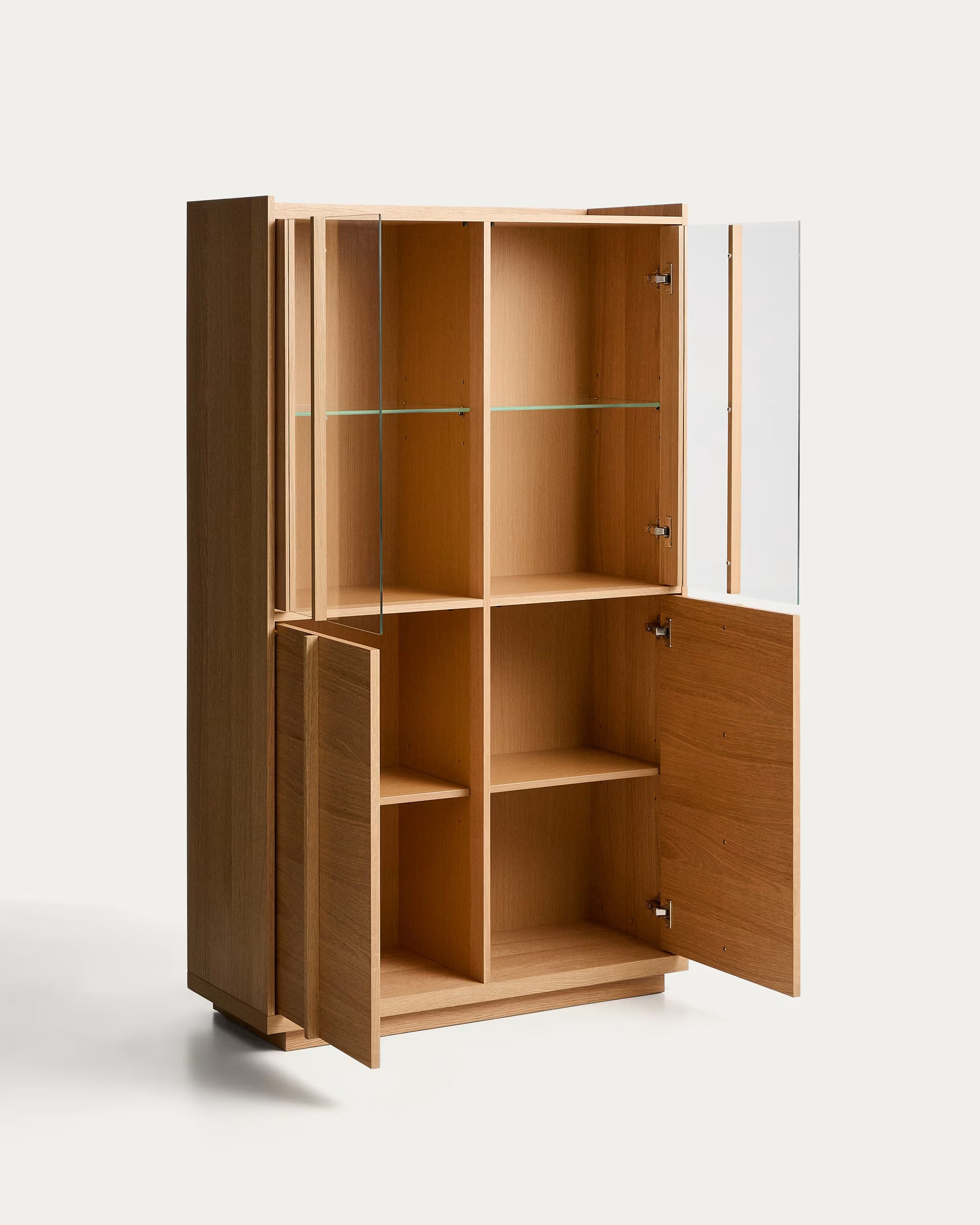 ONIX Display Cabinet in Oak Veneer