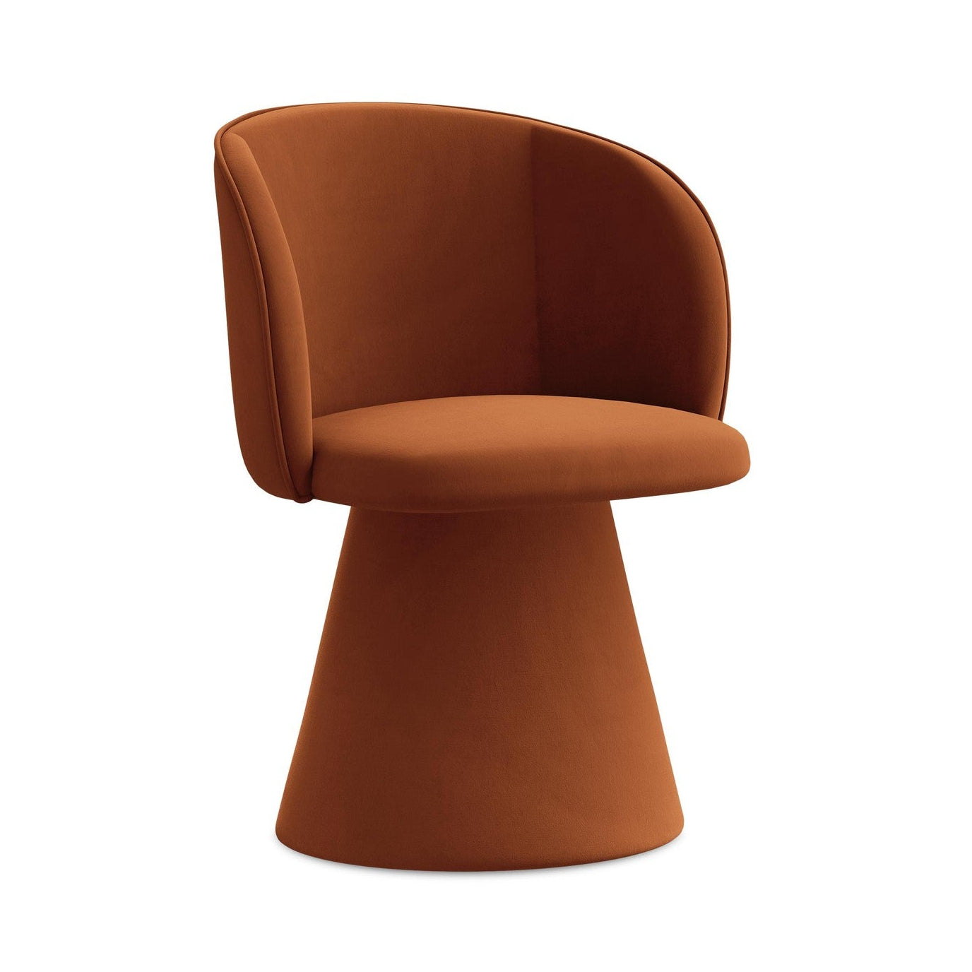 Sametová stolička MAIA terakota