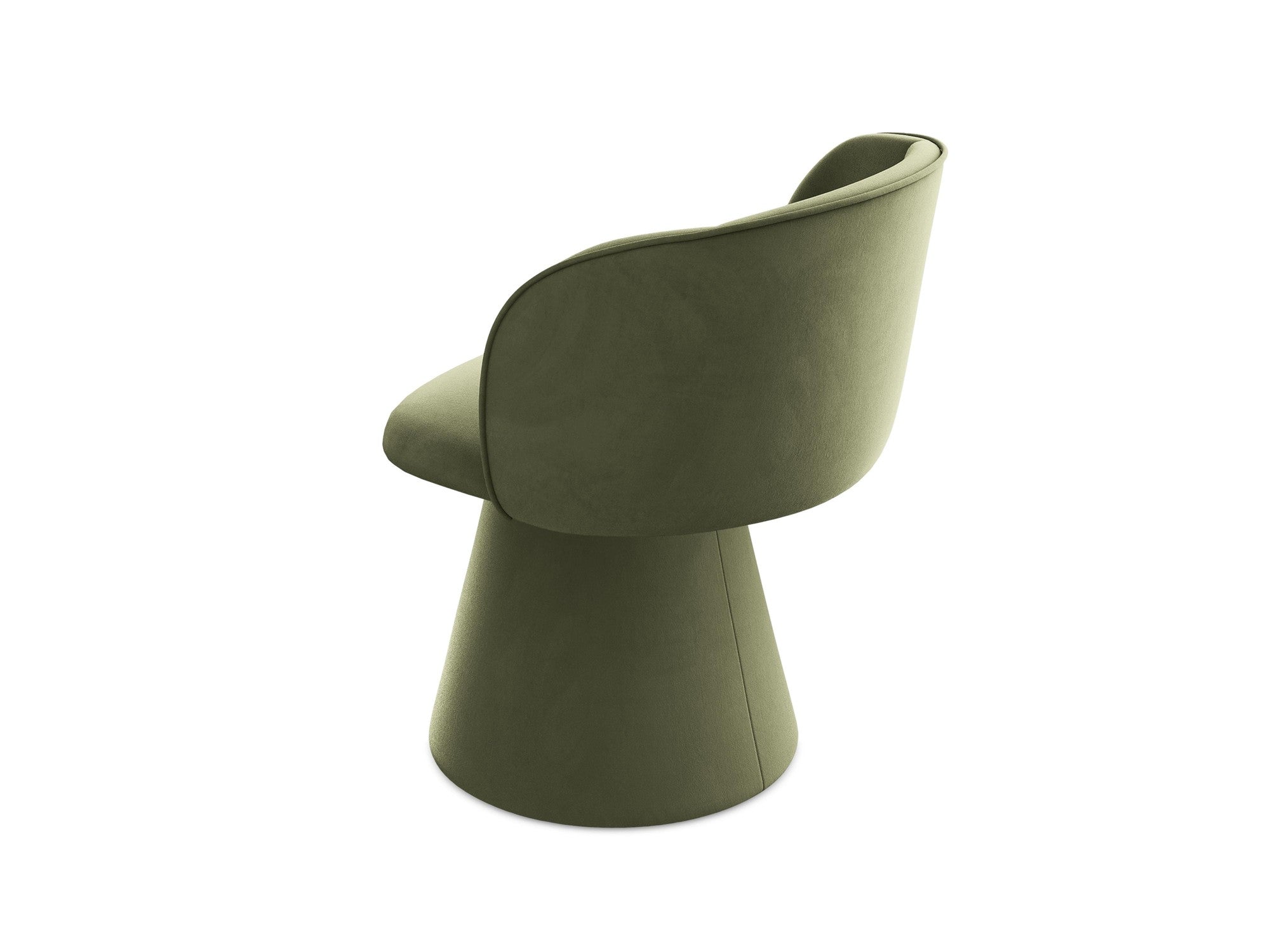 Velvet Chair MAIA Olive Green