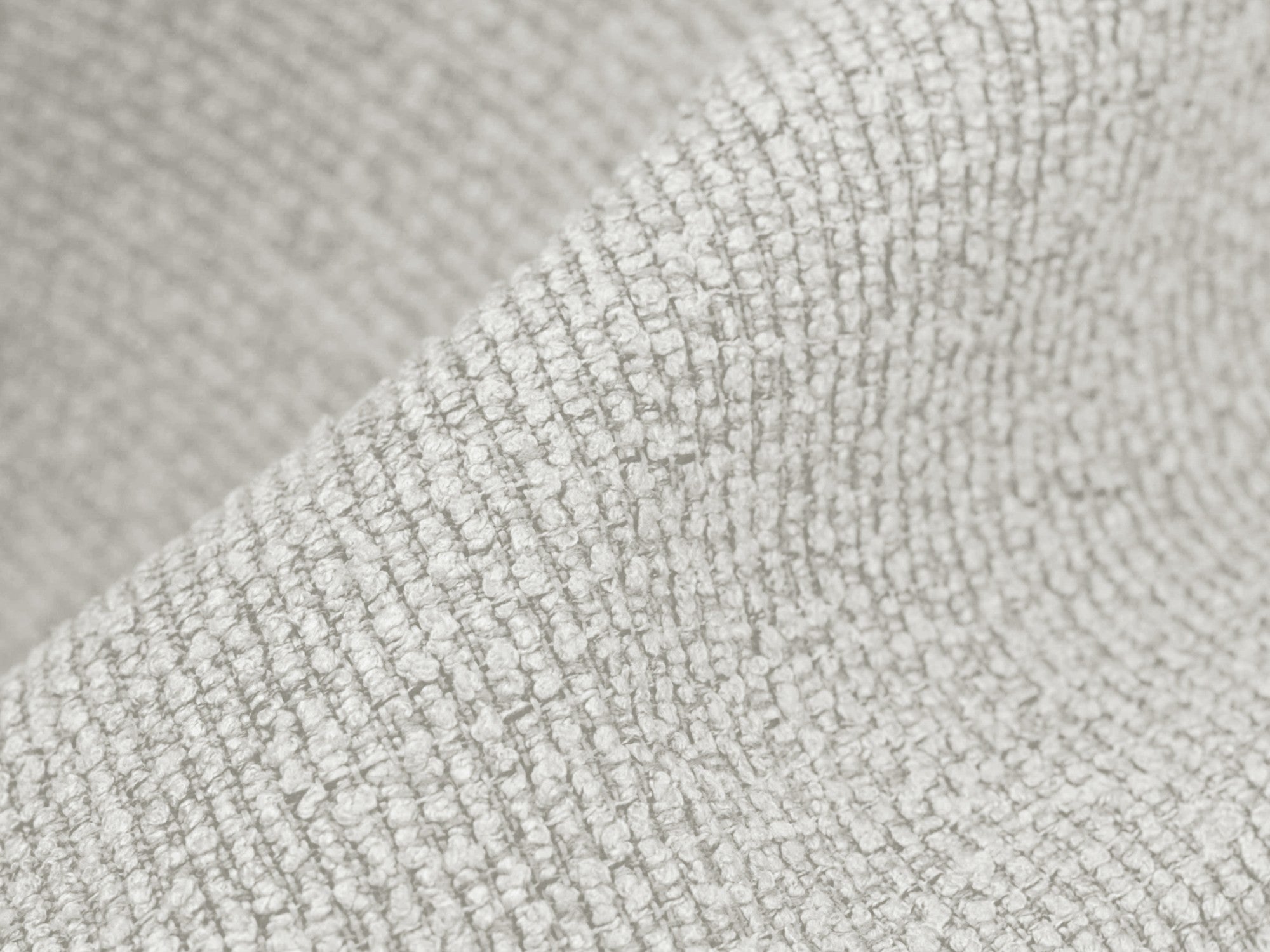 3-Seater Sofa MANAO White Boucle