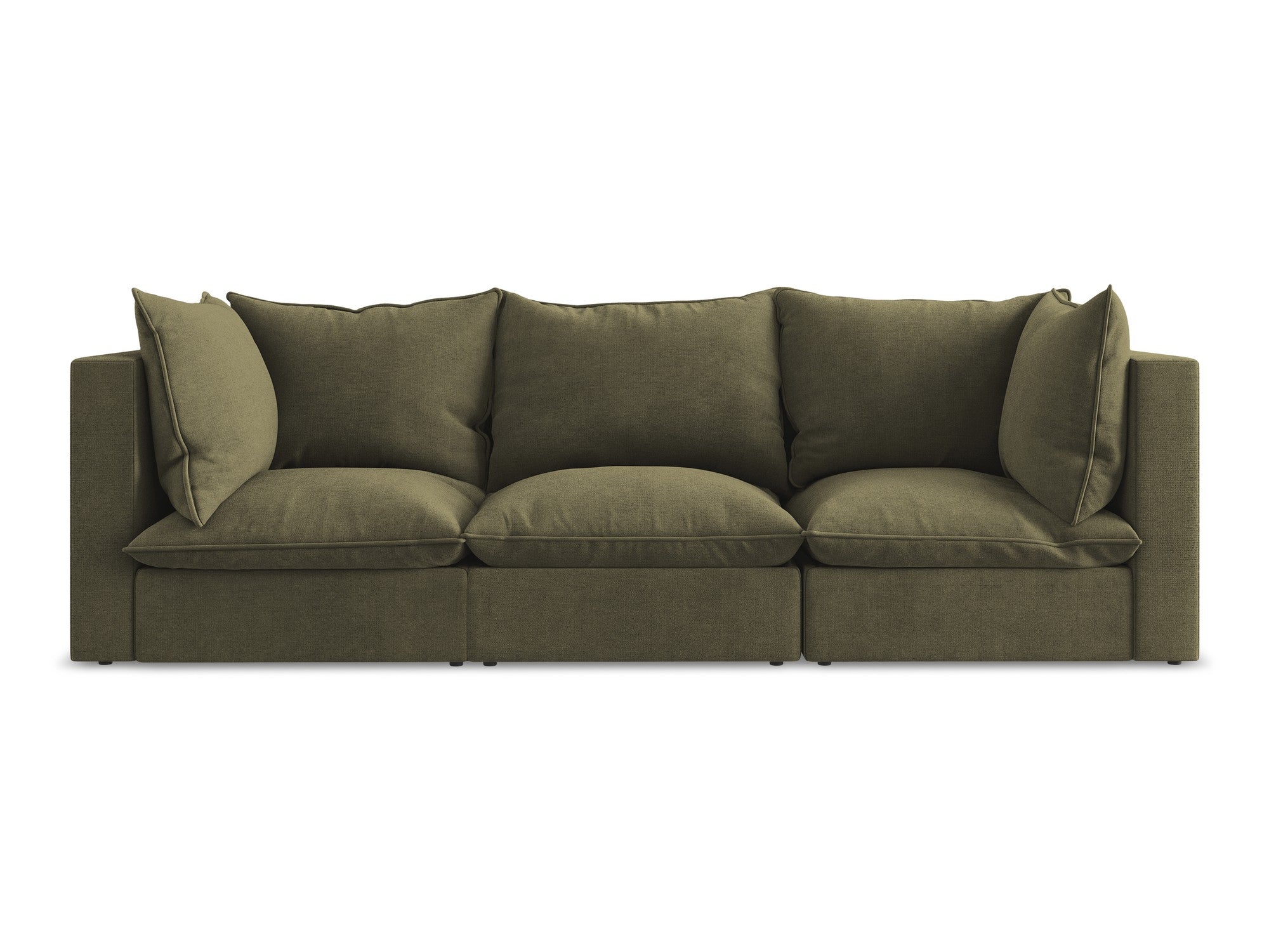 3-Seater Sofa MANAO Olive Green
