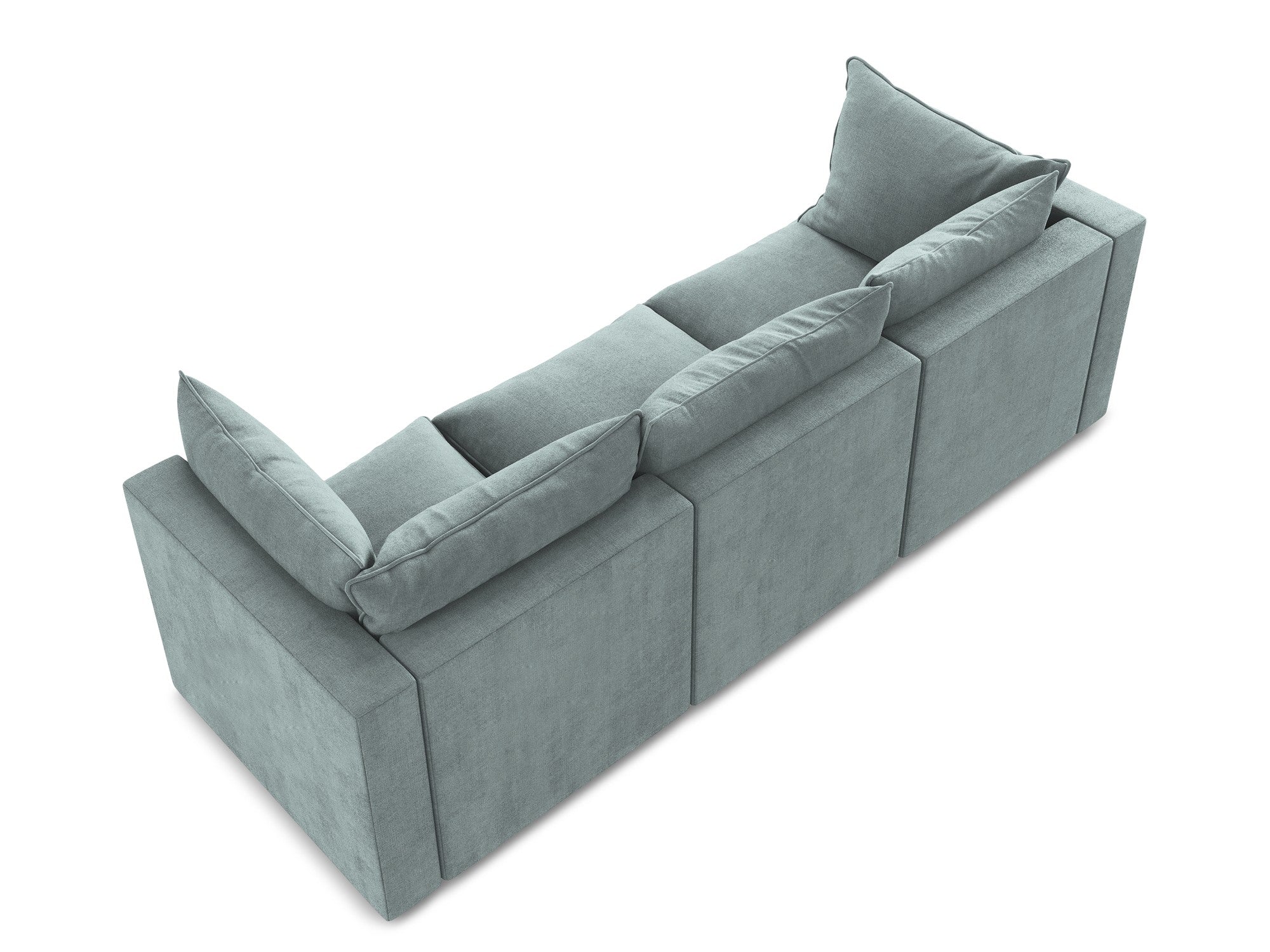 3-Seater Sofa MANAO Denim Blue
