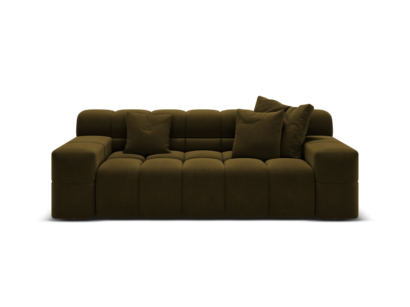 Velvet 2-Seater Sofa AGAVE Green