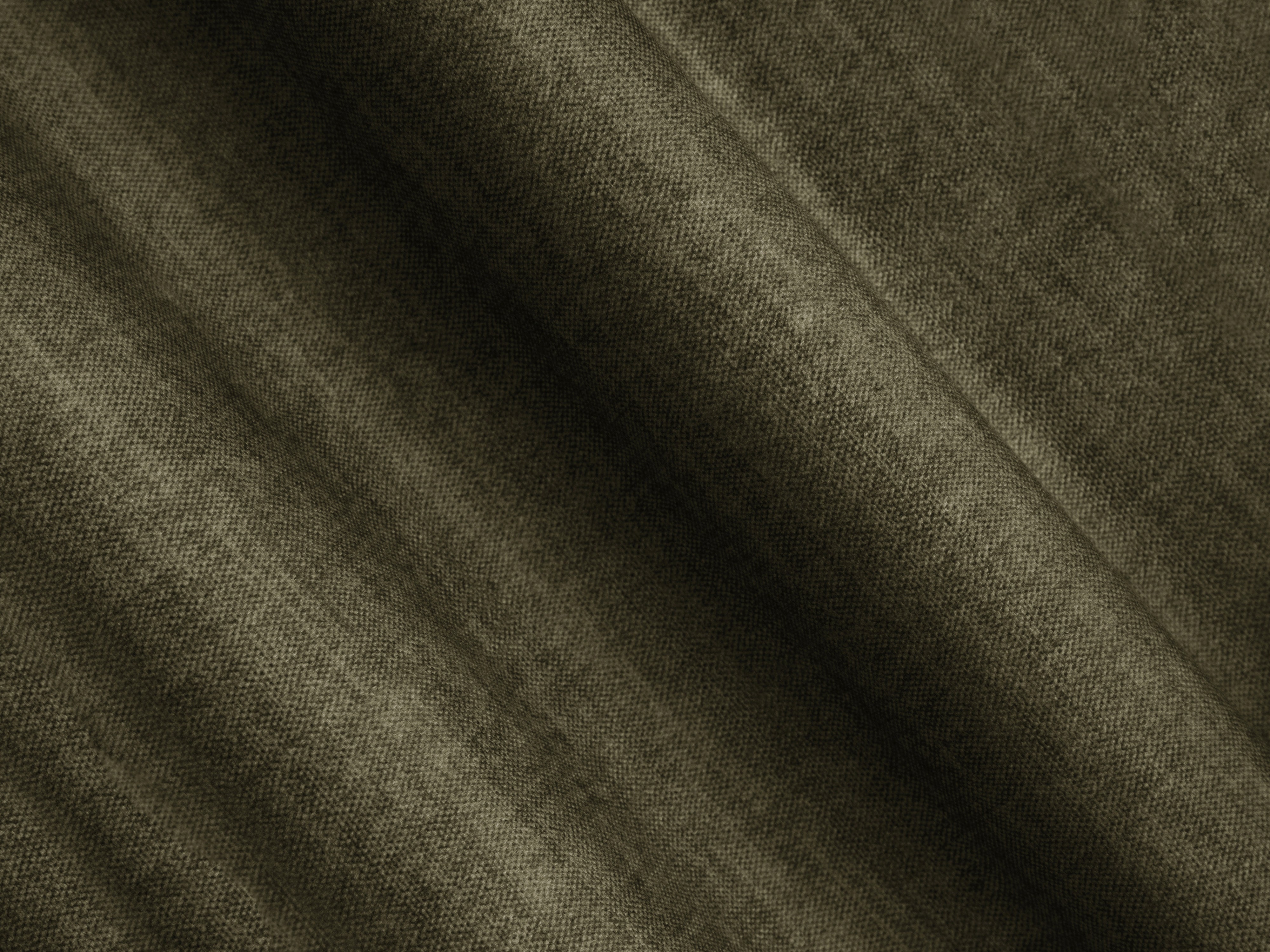 Sofa z jemného velúru s funkciou spania RIBES zelená