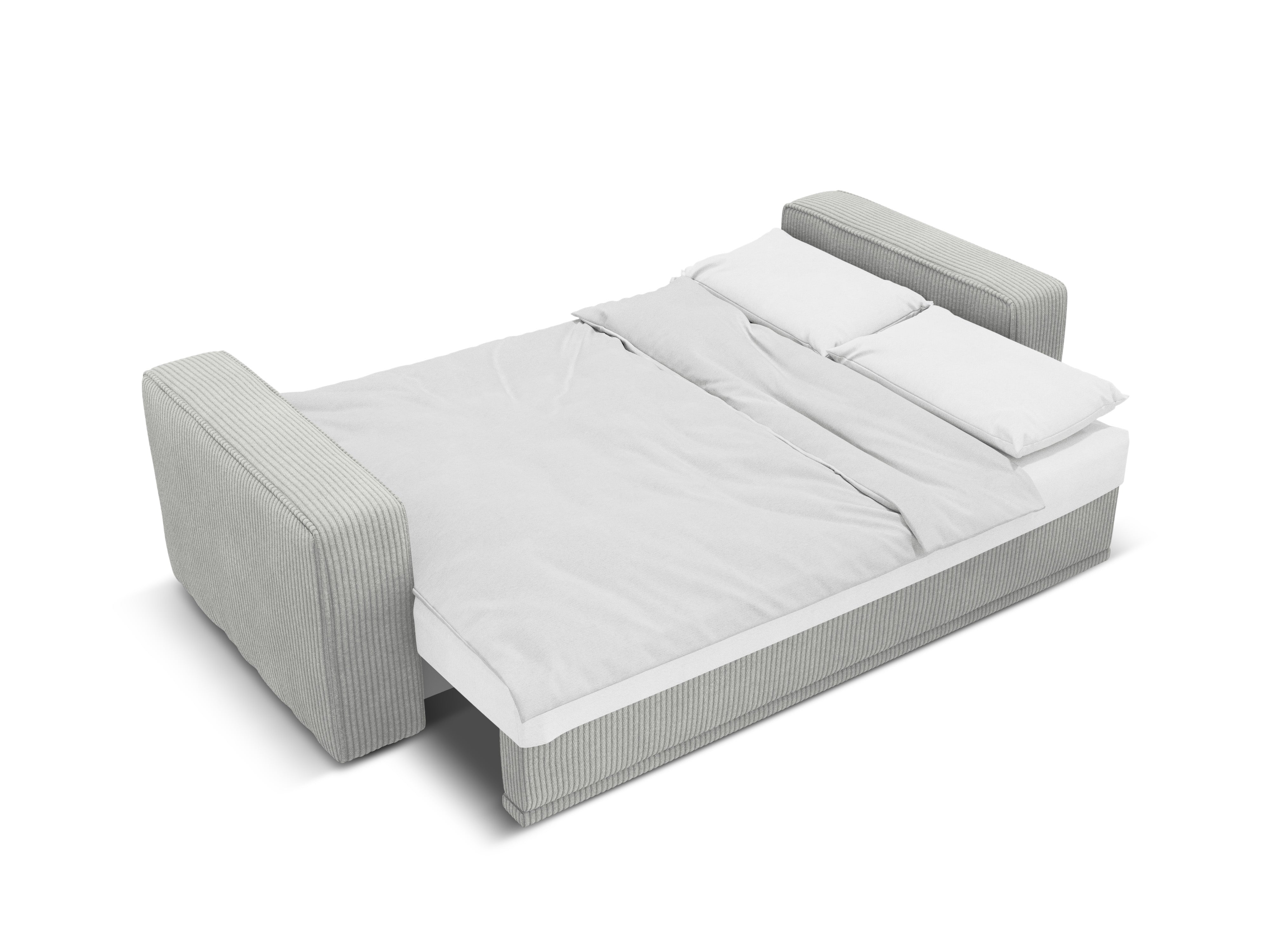 Sofa s funkciou spania RIBES šedý zamat