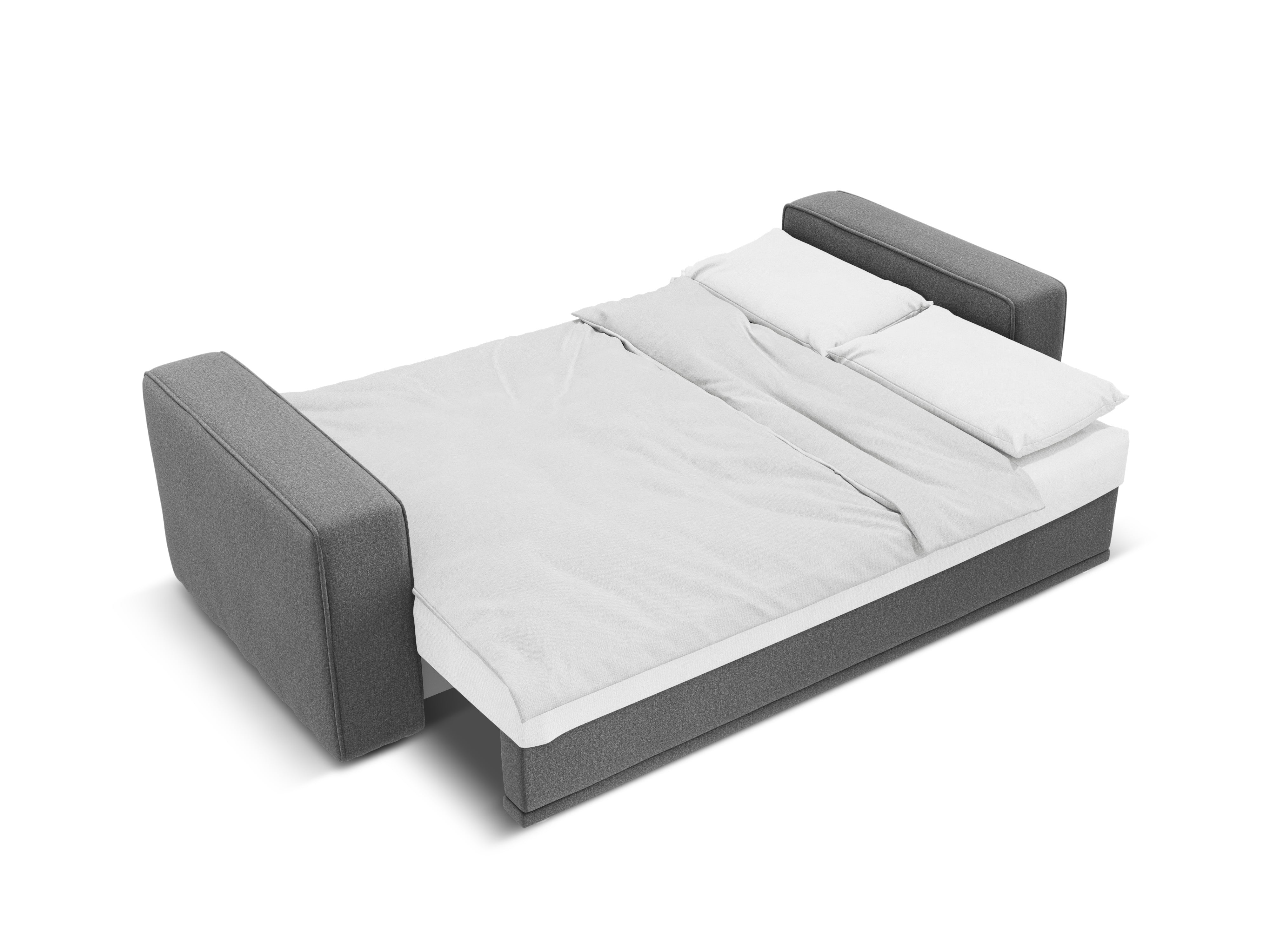 Sofa s funkciou spania RIBES šedý šenil