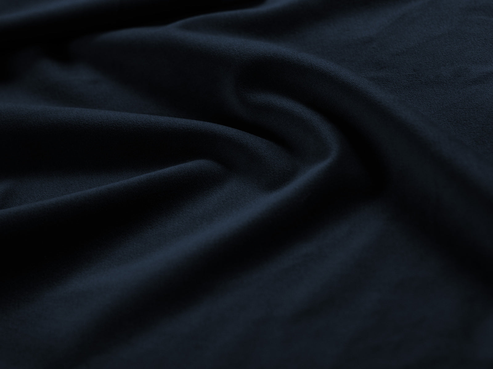 AGAVE navy blue velvet 3-seater sofa