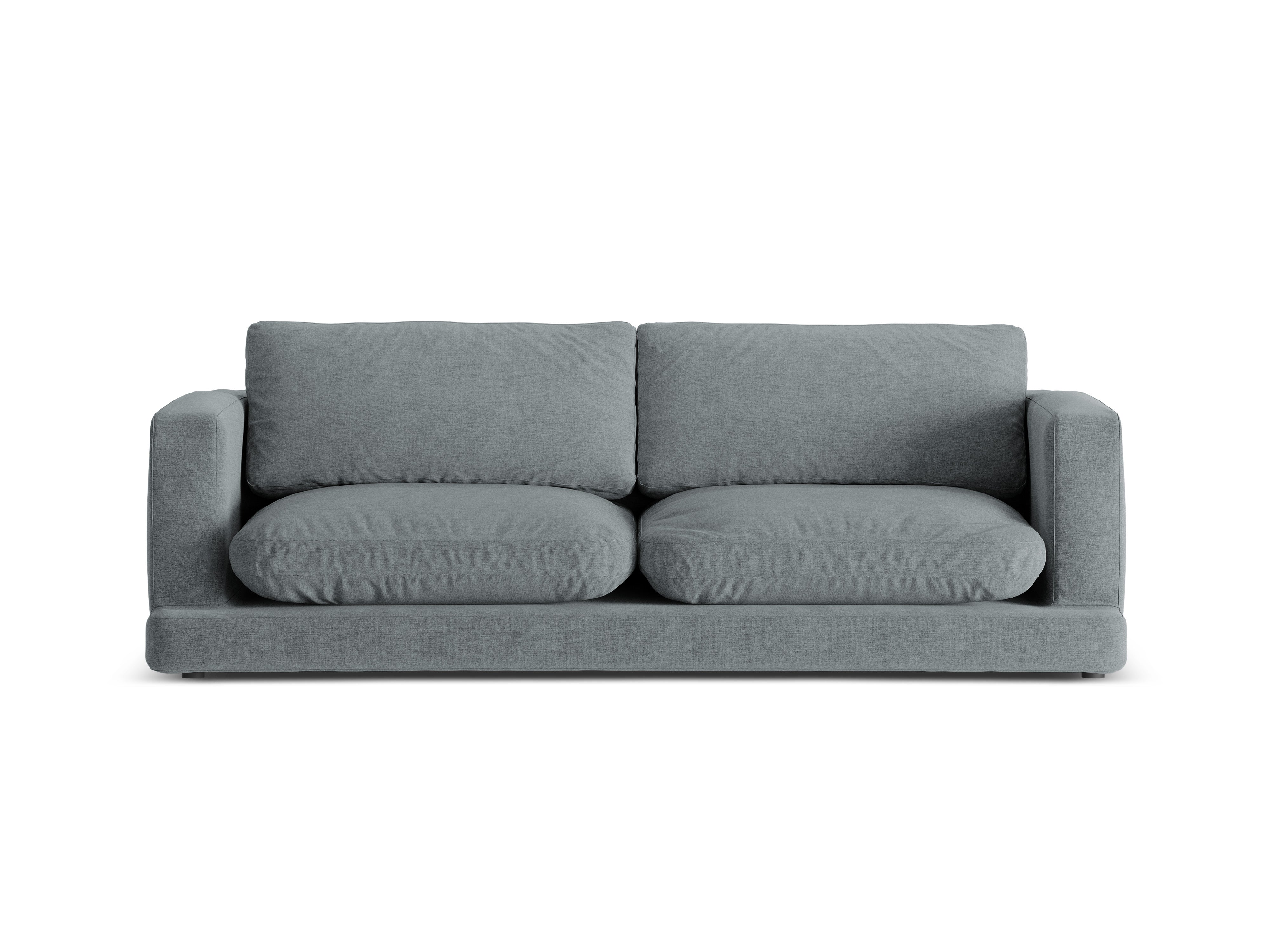 3-seater Sofa DAPHNE dark gray chenille