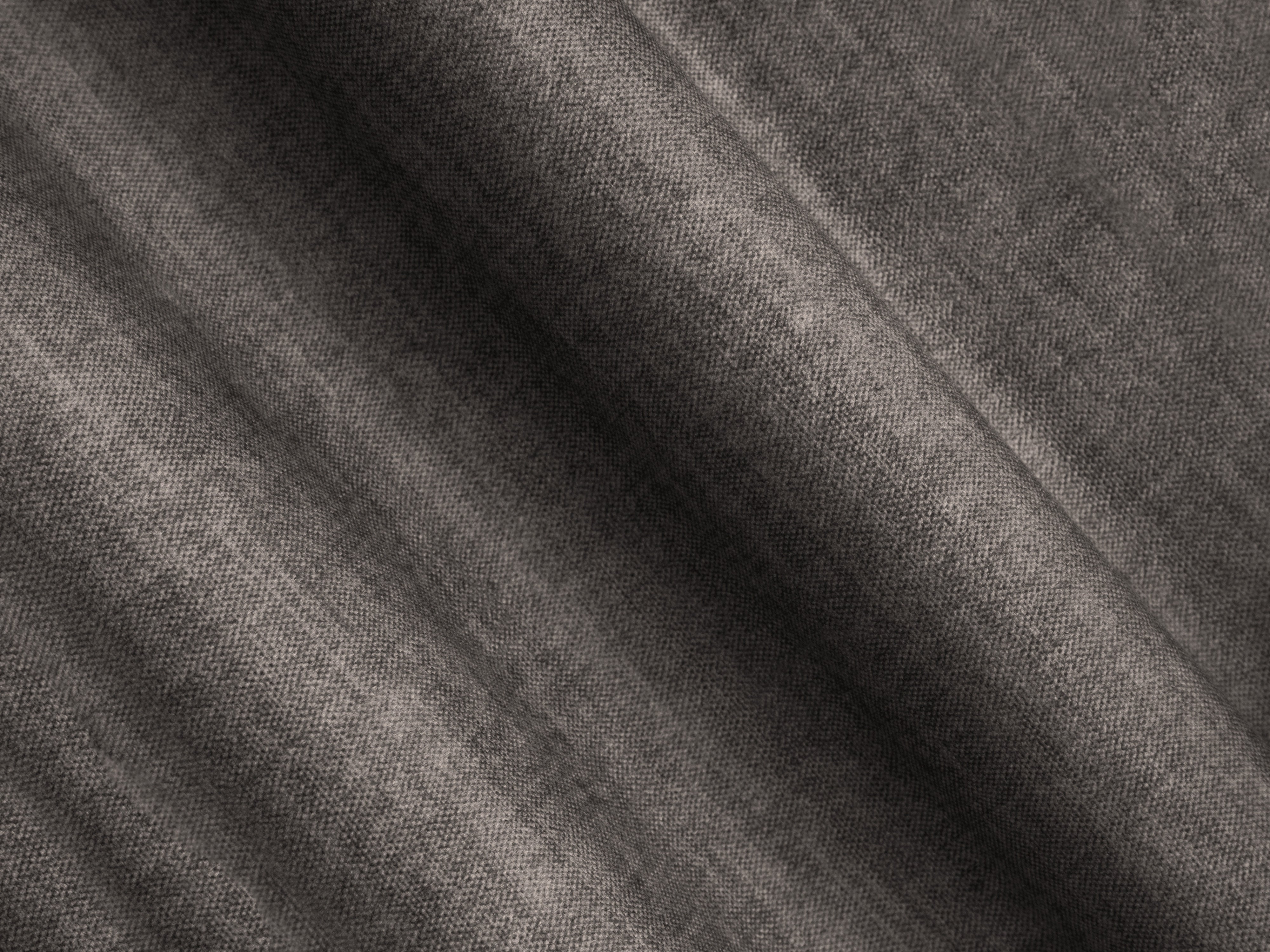 Sivý sametový rohový gauč s funkciou spania RIBES