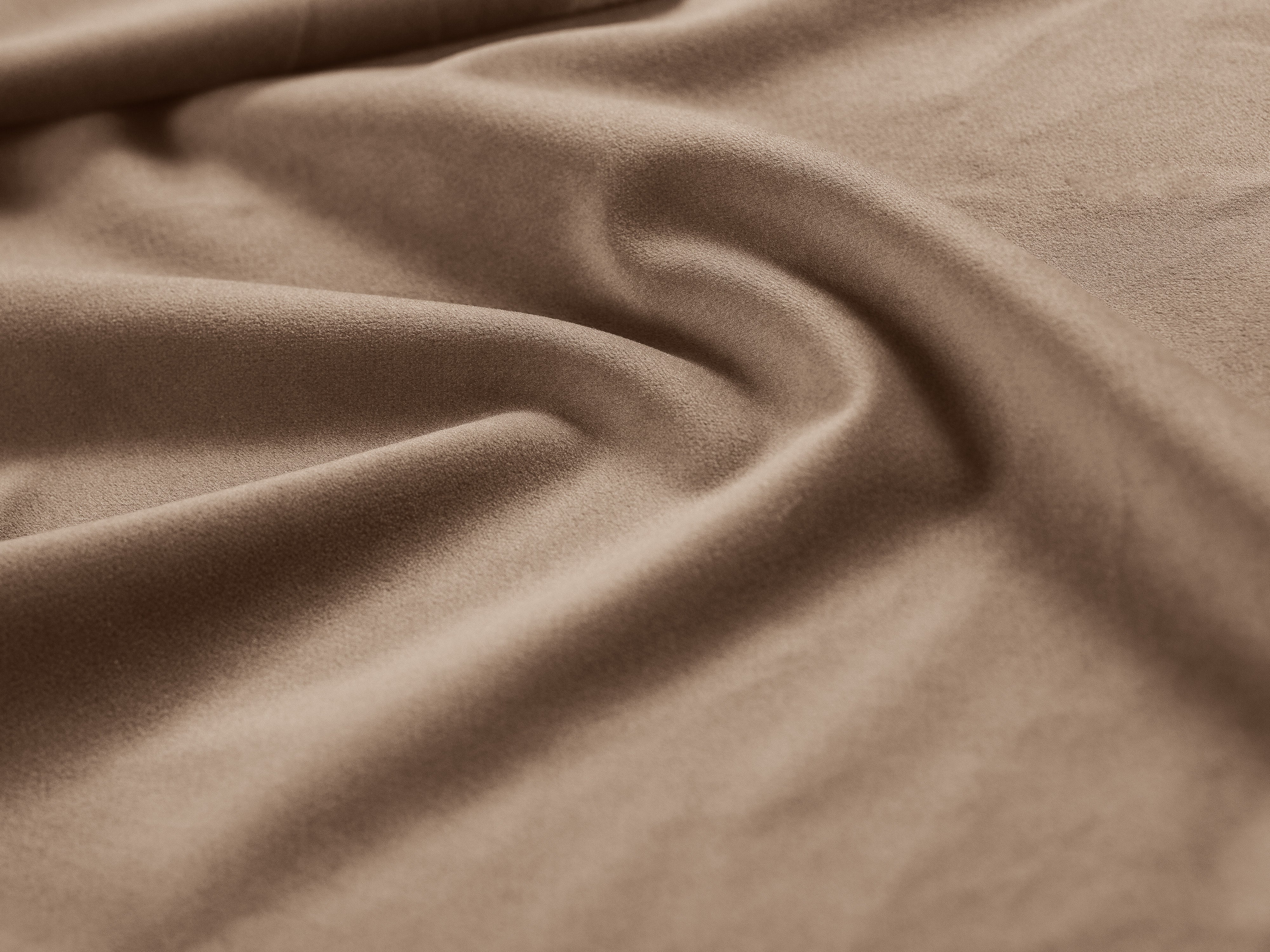 Súprava zamatová 3-miestna pravostranná AGAVE béžová