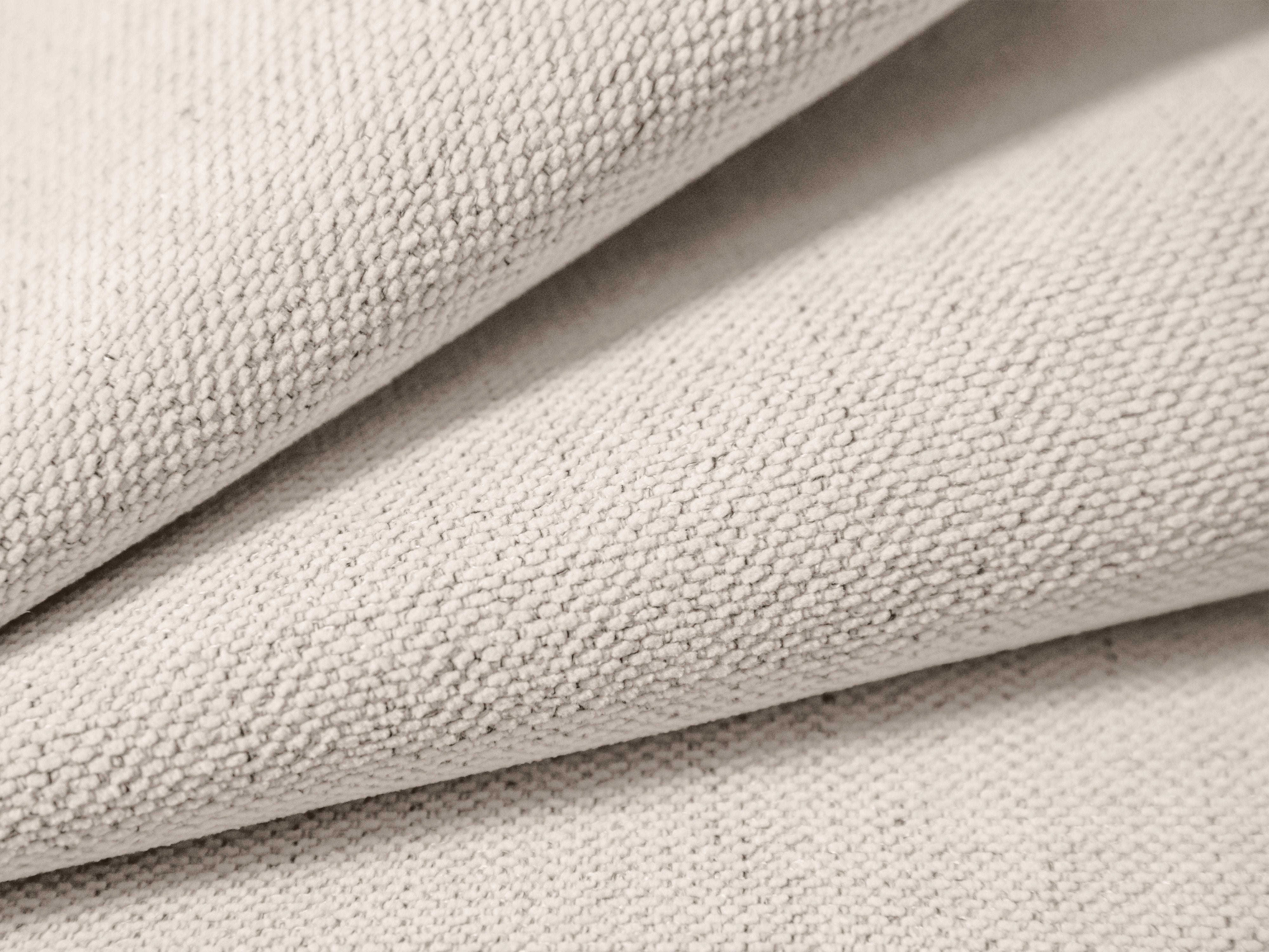 Rohová sedačka pre 3 osoby pravostranná AGAVE svetlo béžová szenil