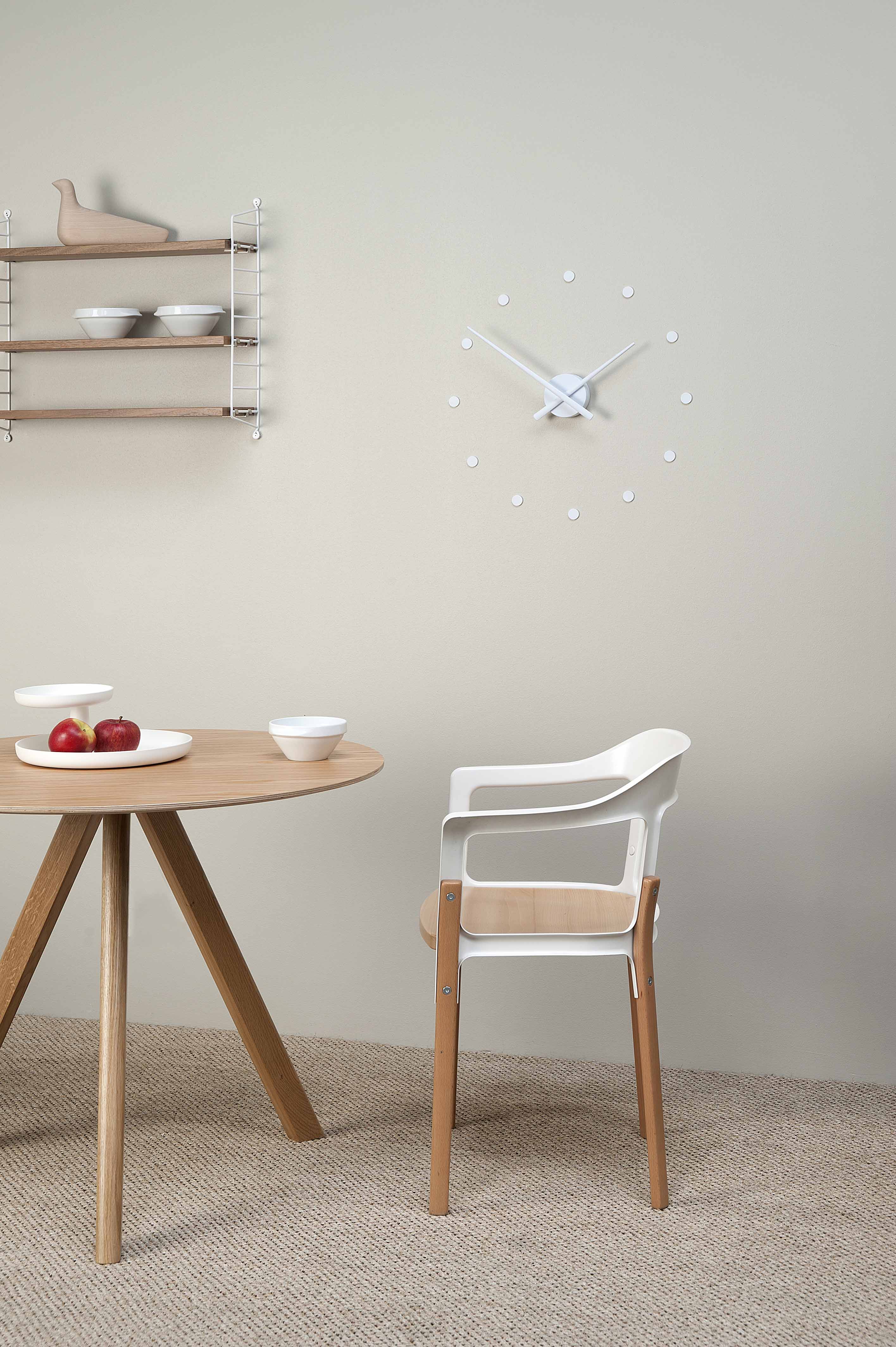 White OJ MINI Wall Clock