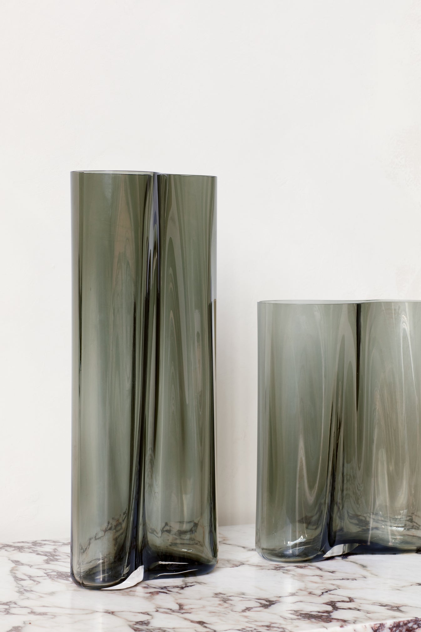 AER vase blown glass