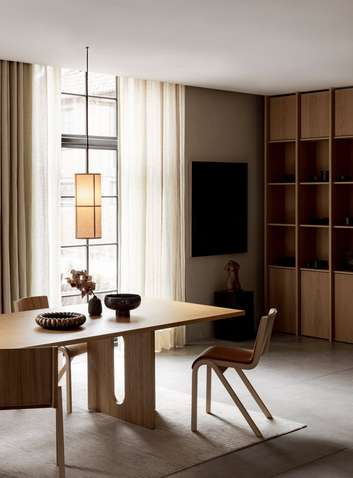 Závesná lampa HASHIRA len