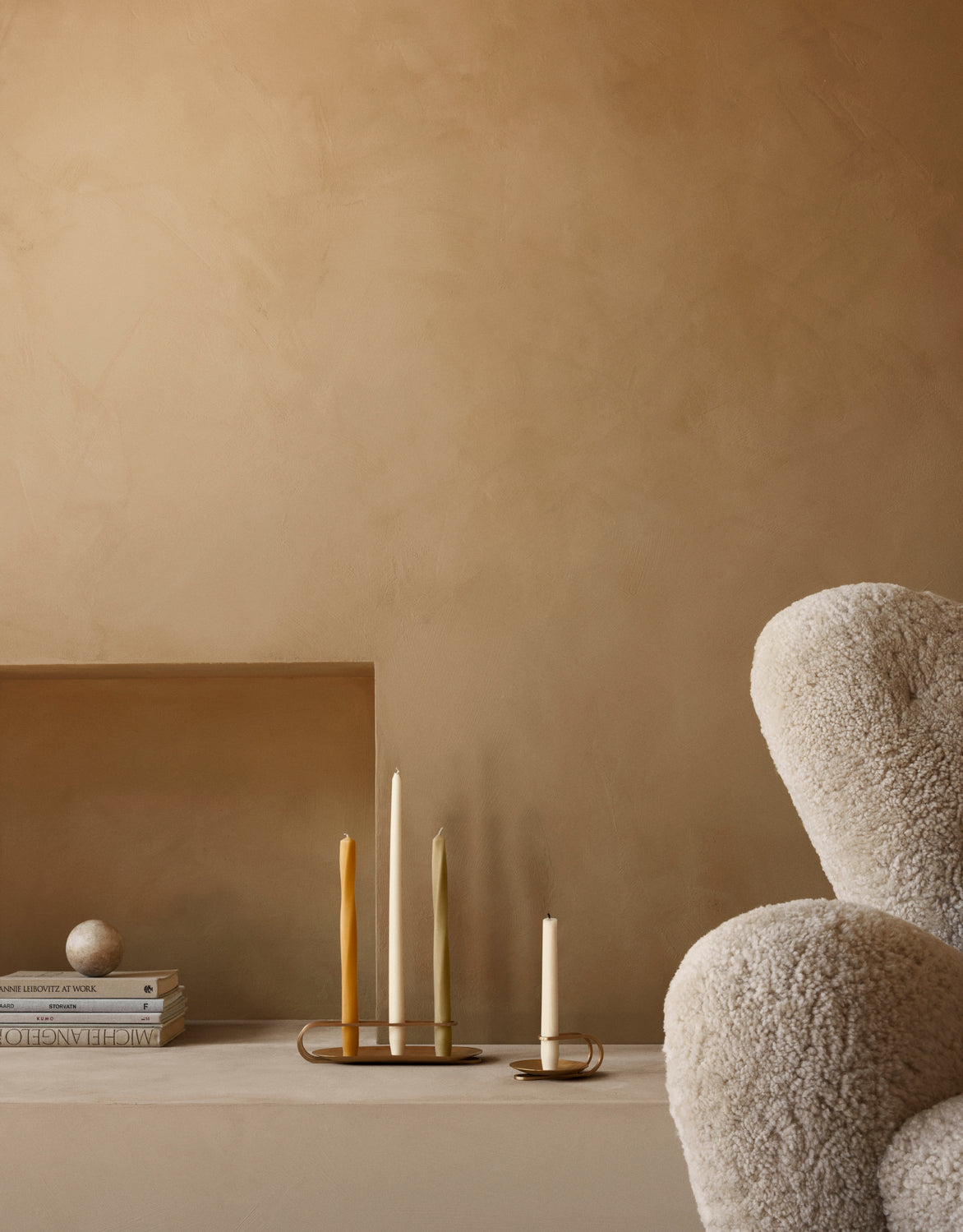 Svietnik CLIP mosadzný