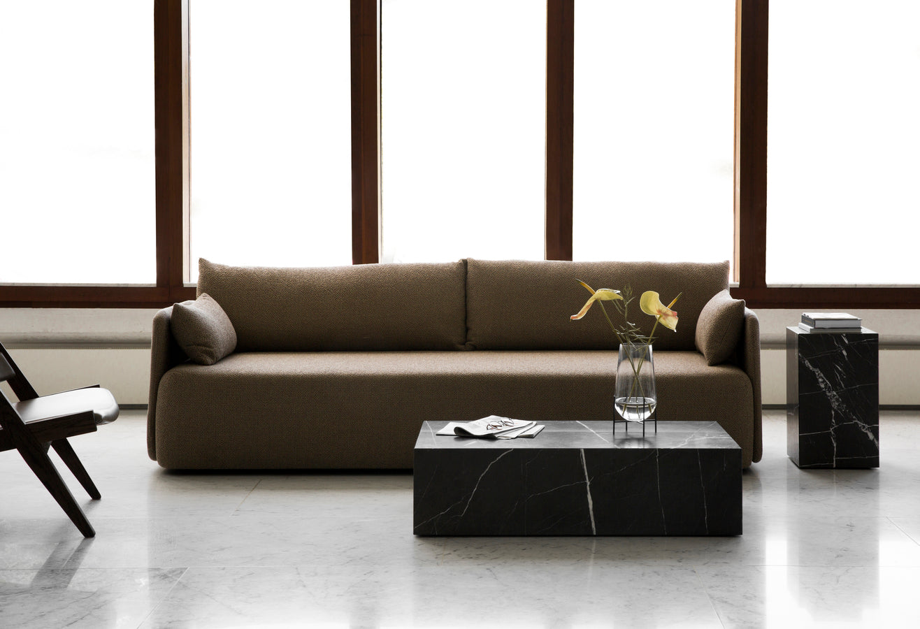 2-seater OFFSET sofa cream