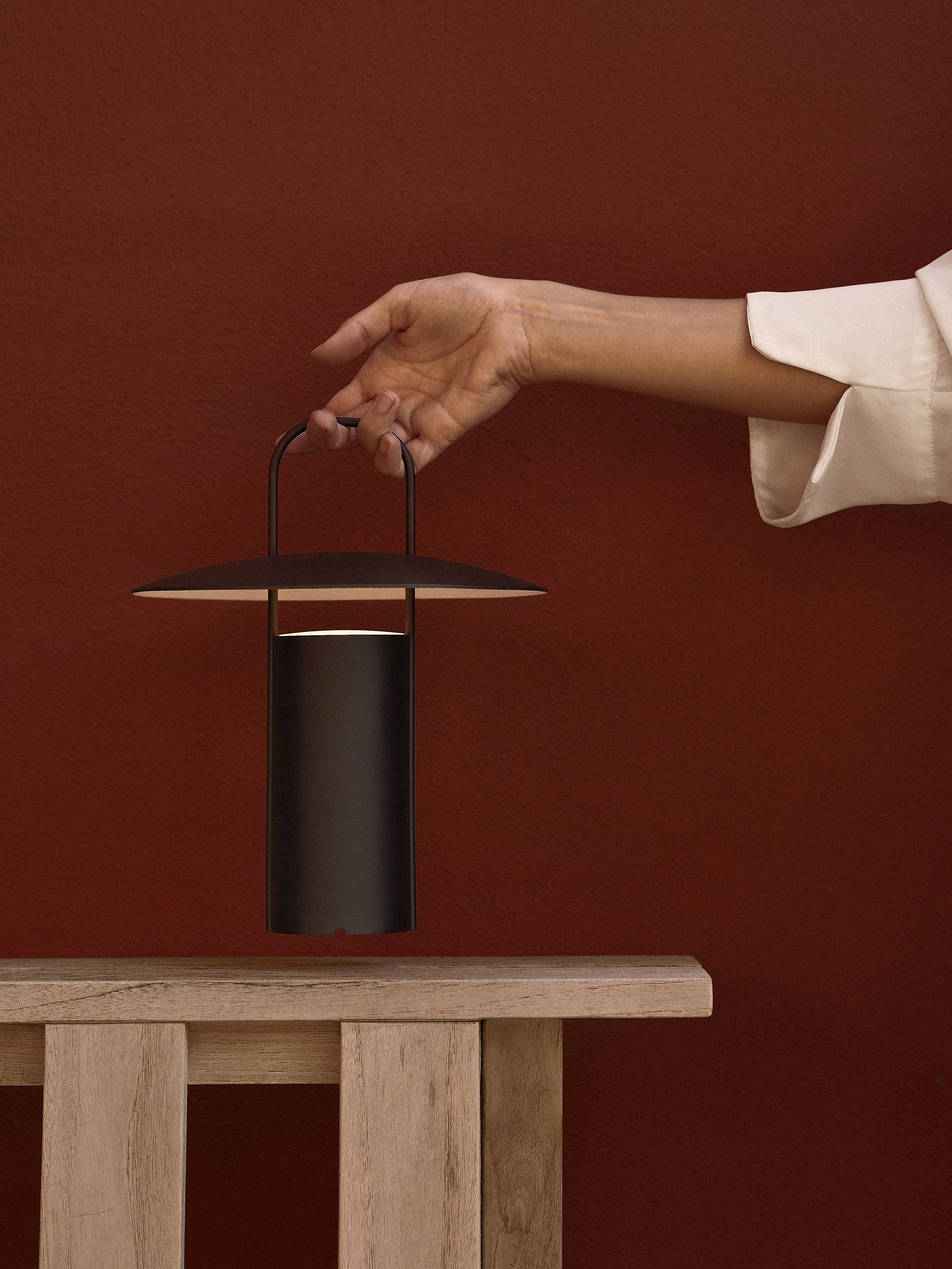 Portable lamp RAY black