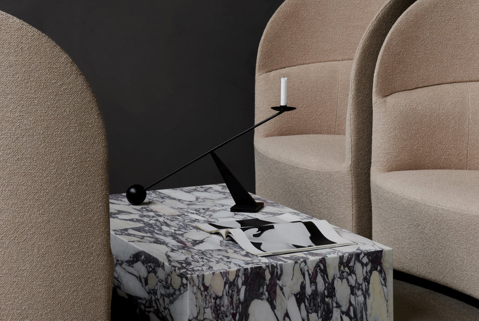 TEAROOM high-back sofa beige