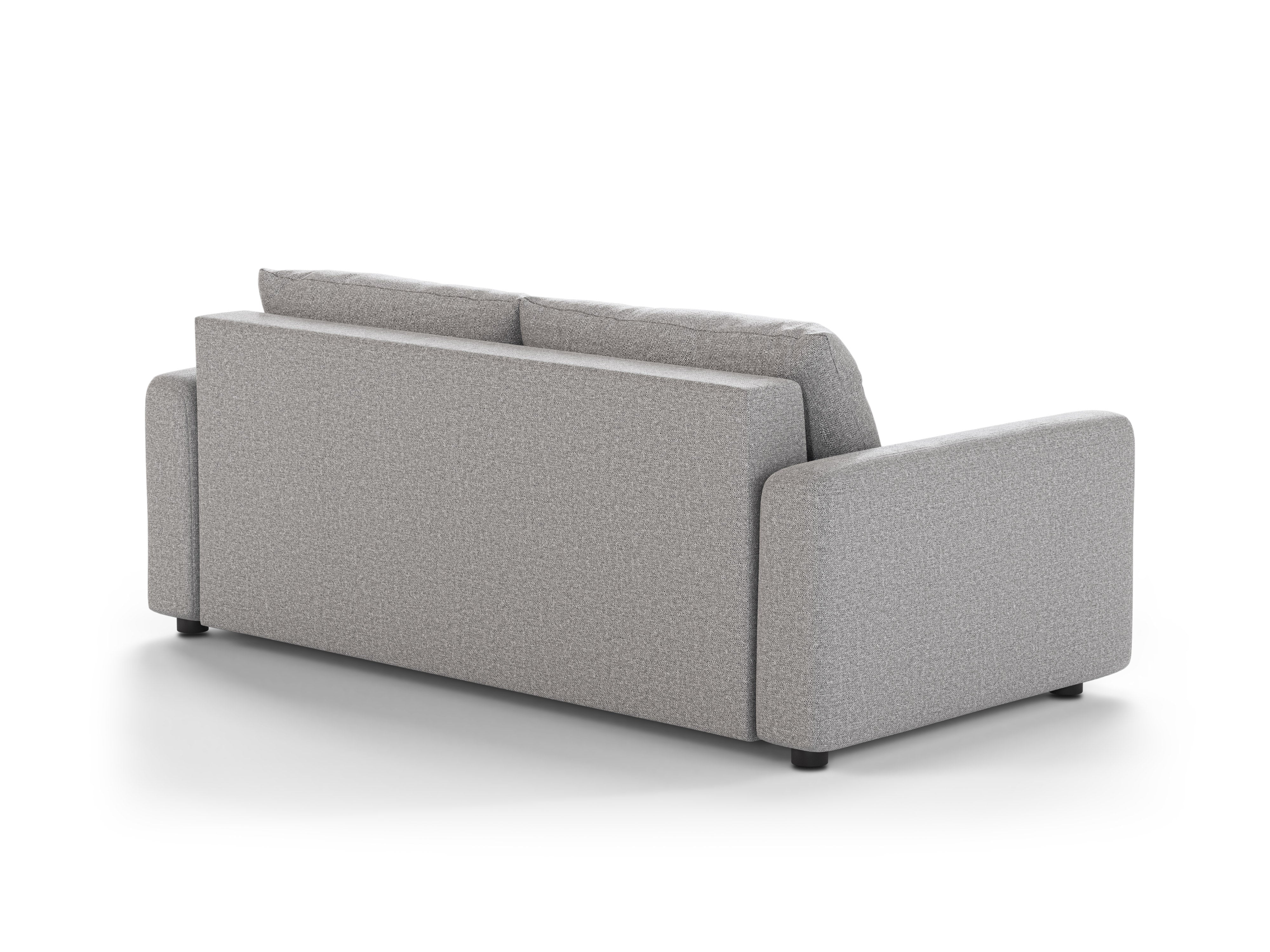 3-Seater Sofa with Sleeping Function DAVID Light Grey