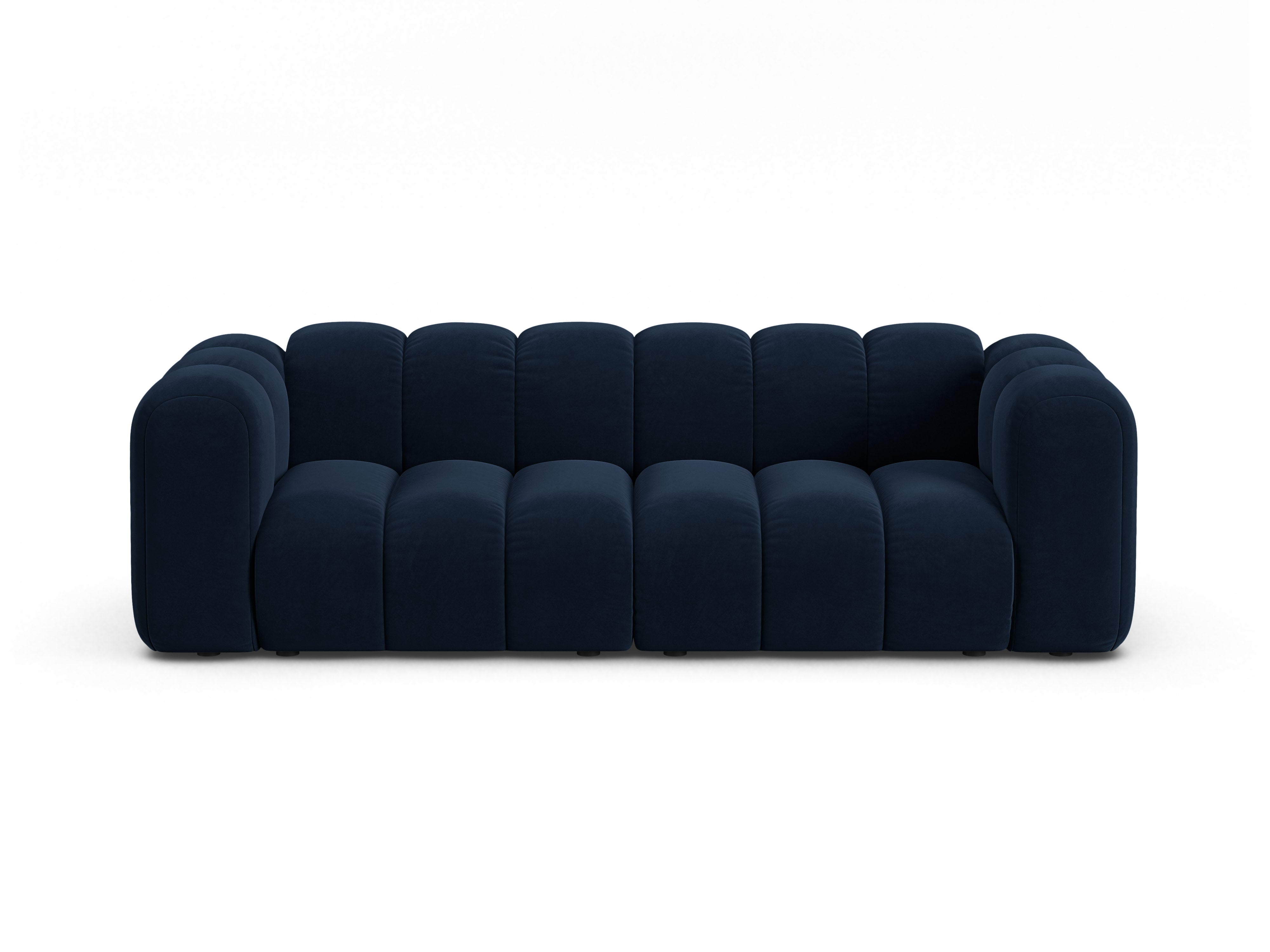 Sofa z jemného velúru 3-miestna LUPINE granátová