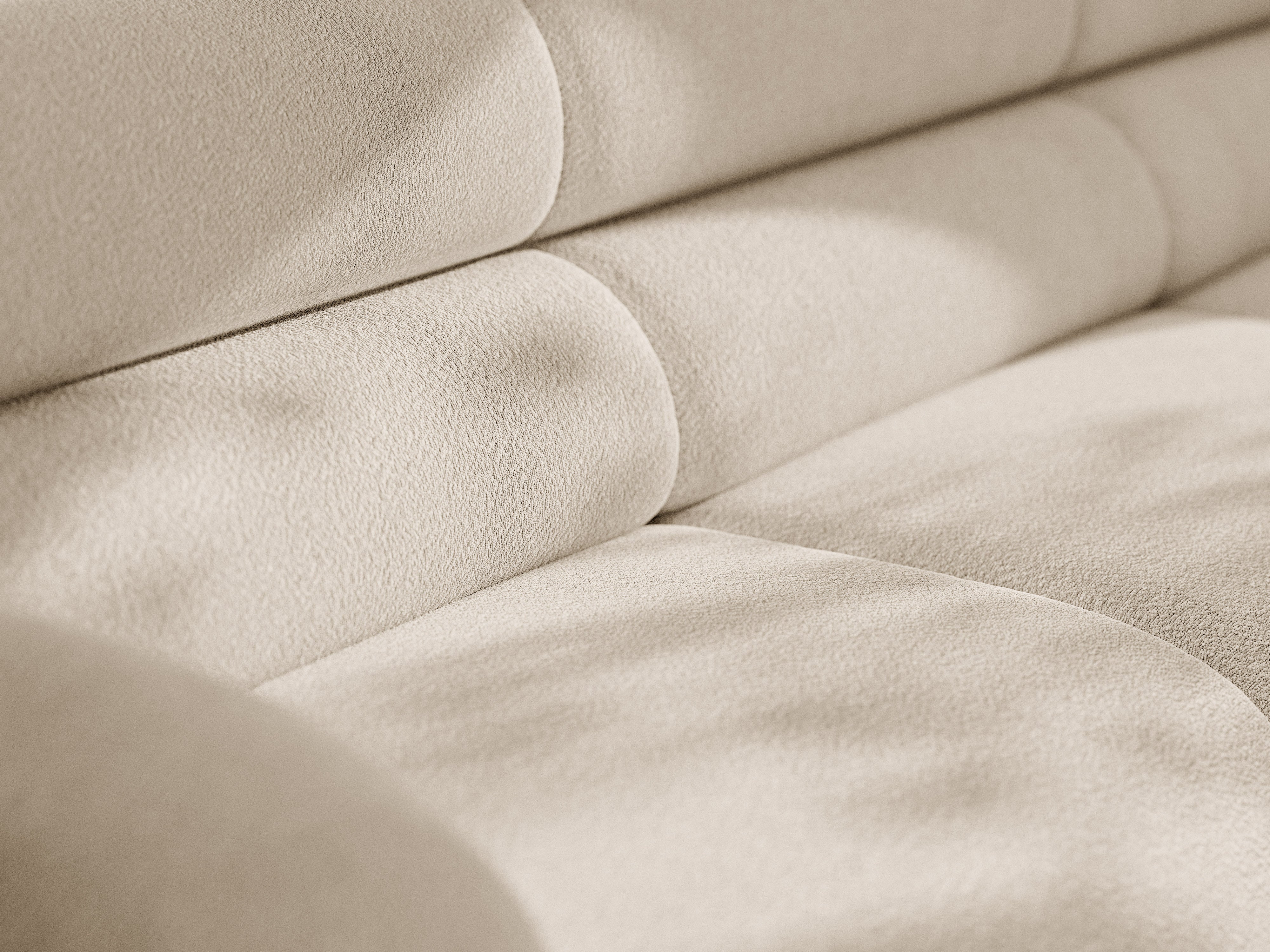 Sofa modulárna NEO - rohový modul béžový boucle