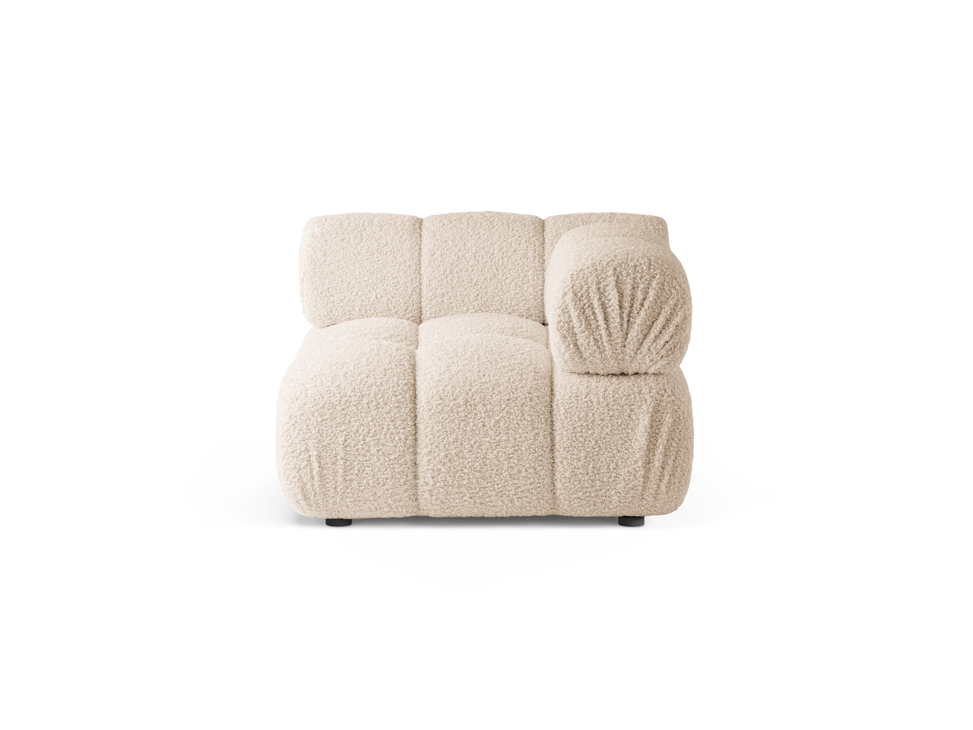 Sofa modulárna BELLIS - rohový modul béžový boucle