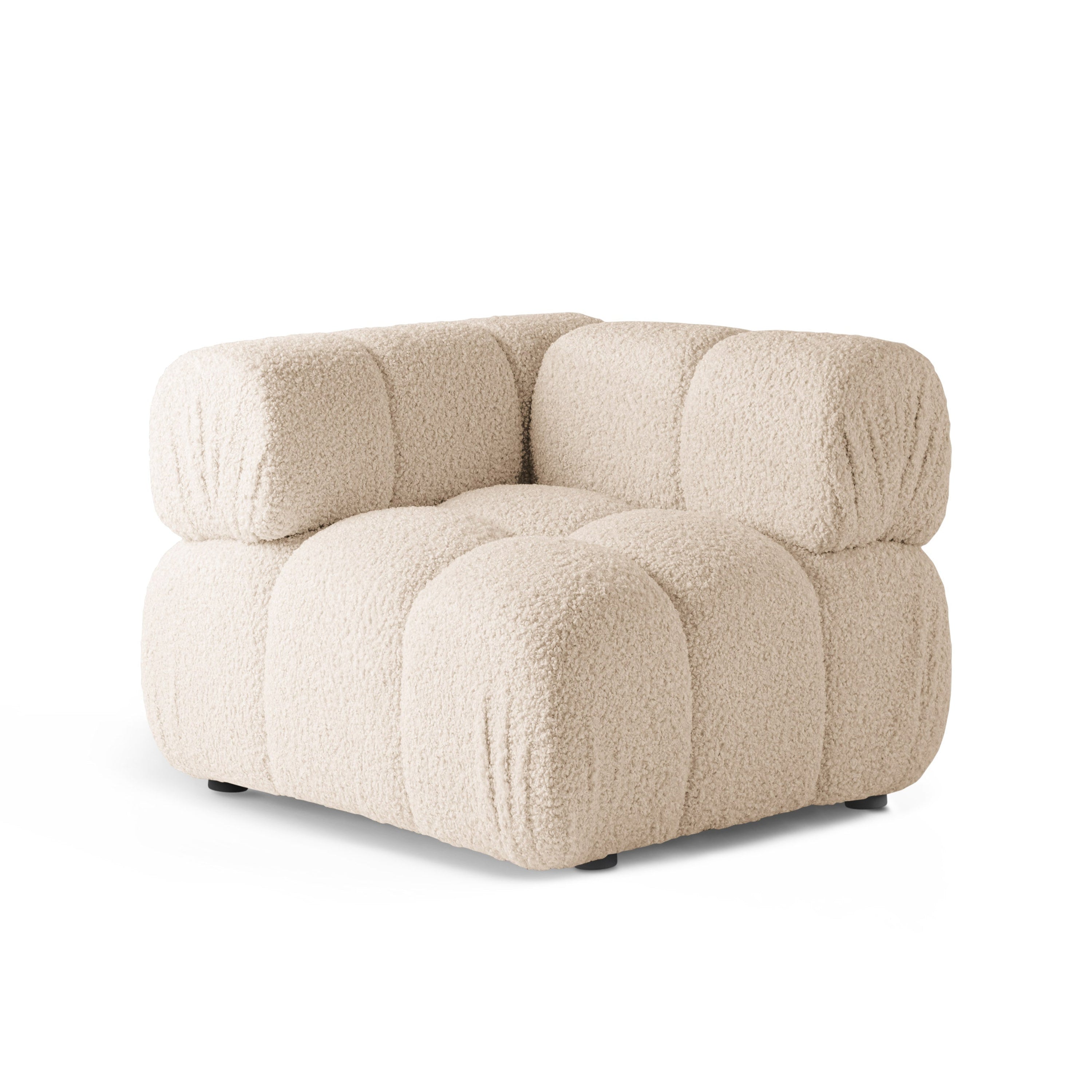 Sofa modulárna BELLIS - rohový modul béžový boucle
