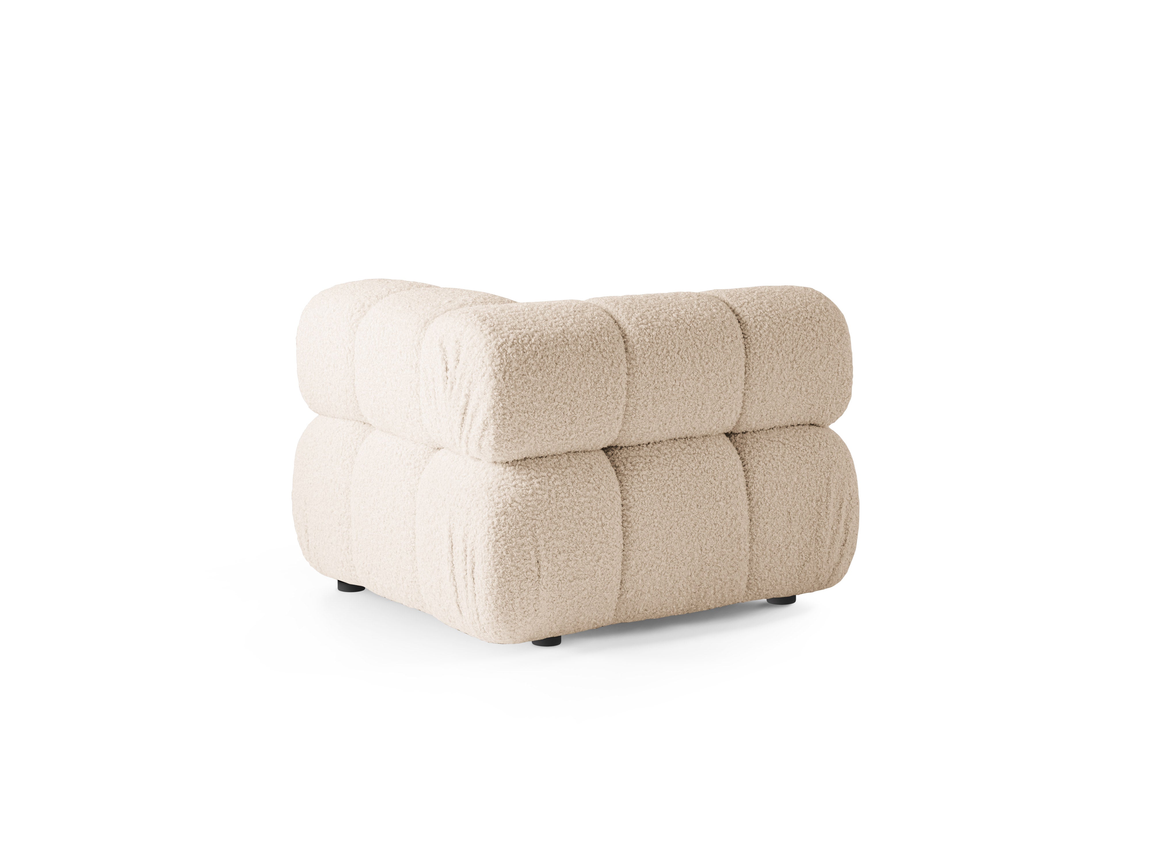 Sofa modulárna BELLIS - rohový modul béžový boucle