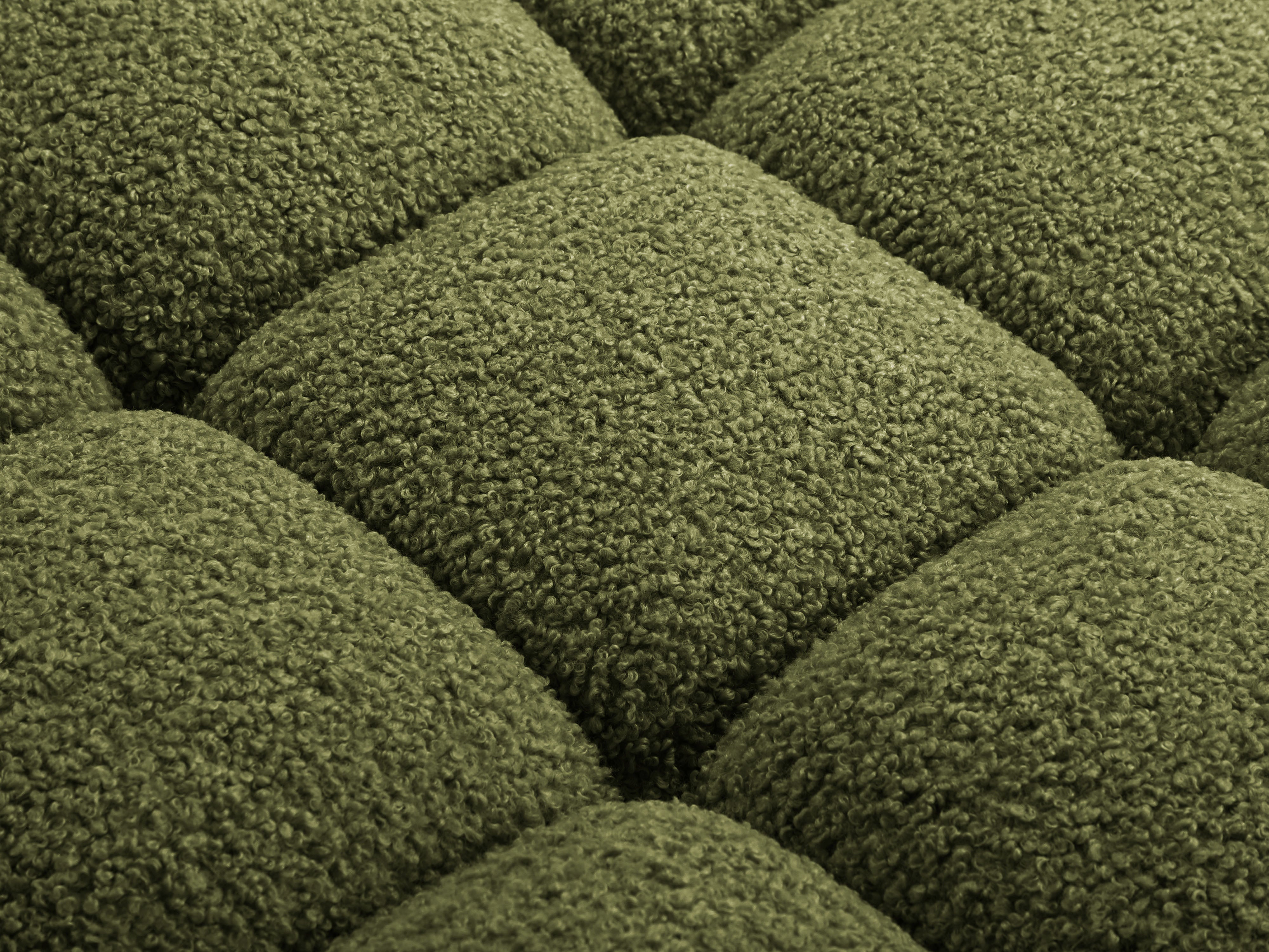 Sofa modulárna BELLIS - rohový modul zelený boucle