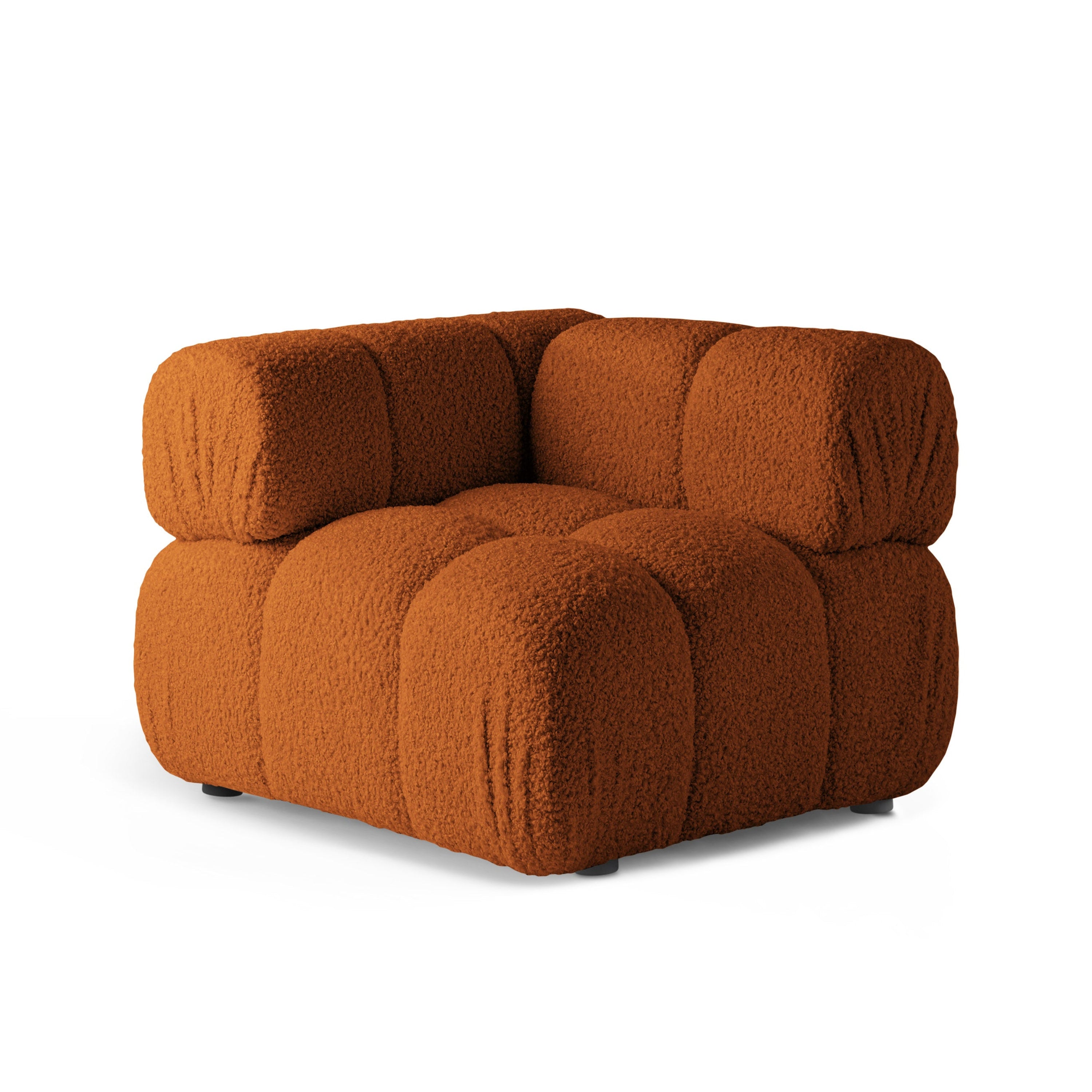 Sofa modulárna BELLIS - rohový modul tehlový boucle