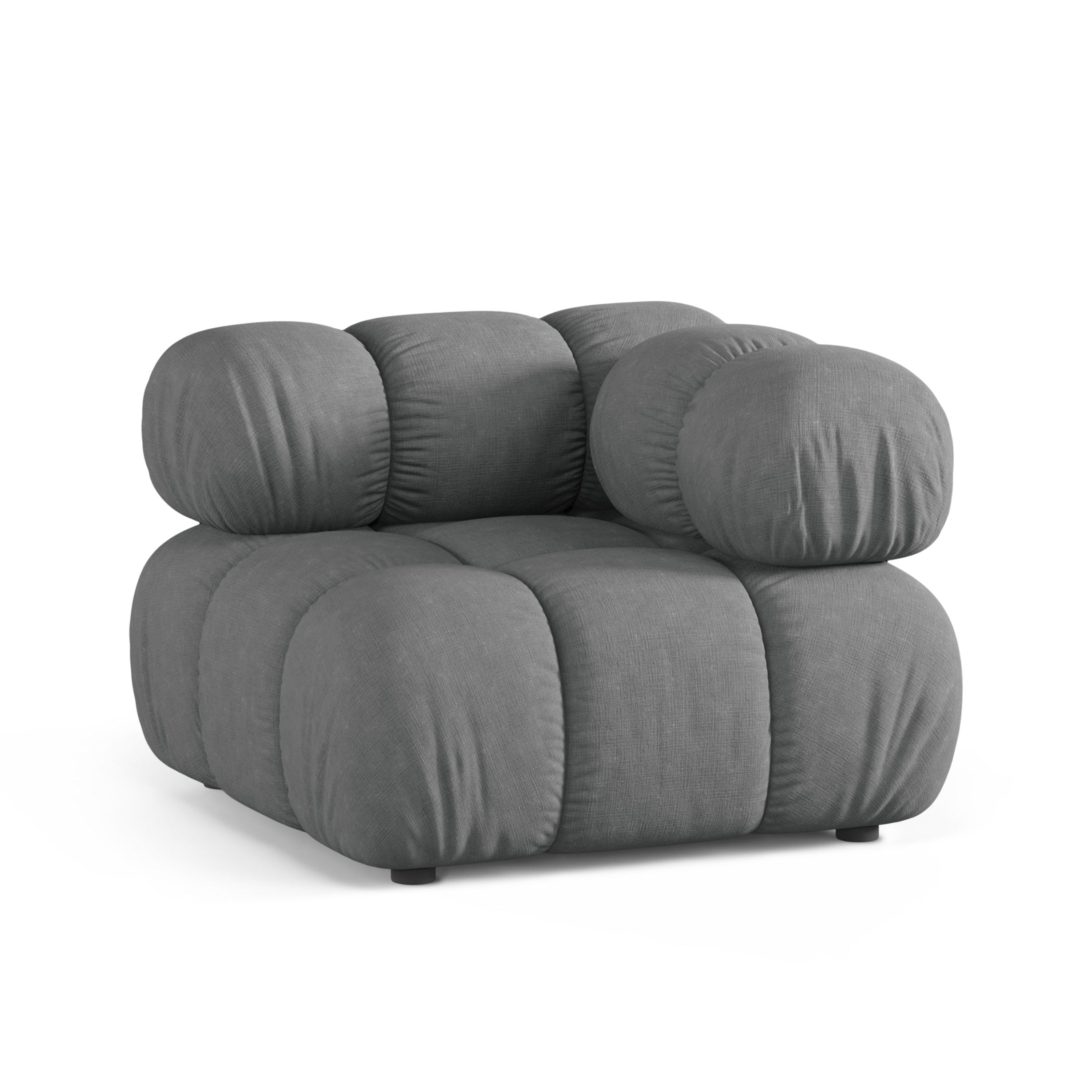 Sofa modulárna BELLIS - rohový modul šedý