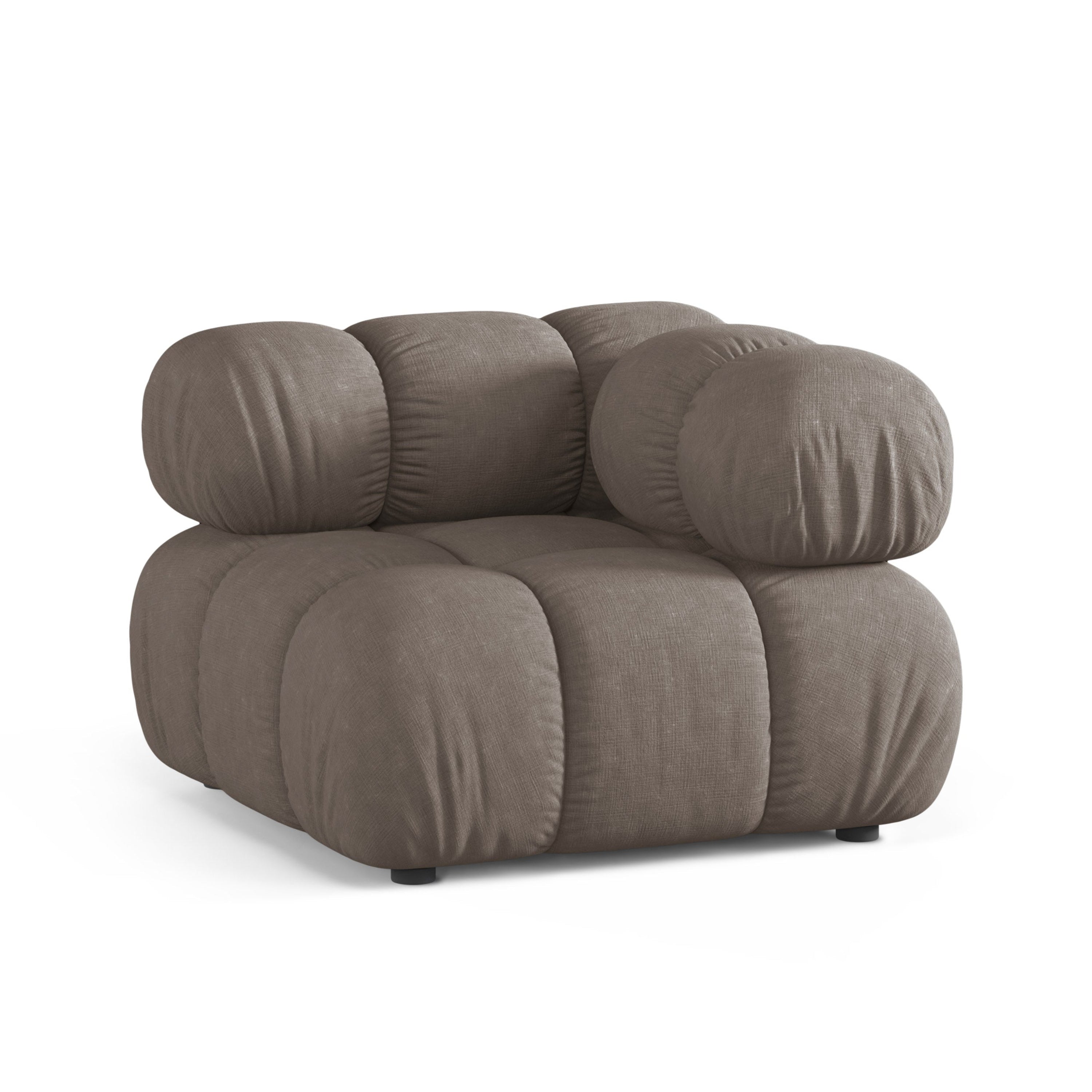 Sofa modulárna BELLIS - rohový modul tmavé cappuccino