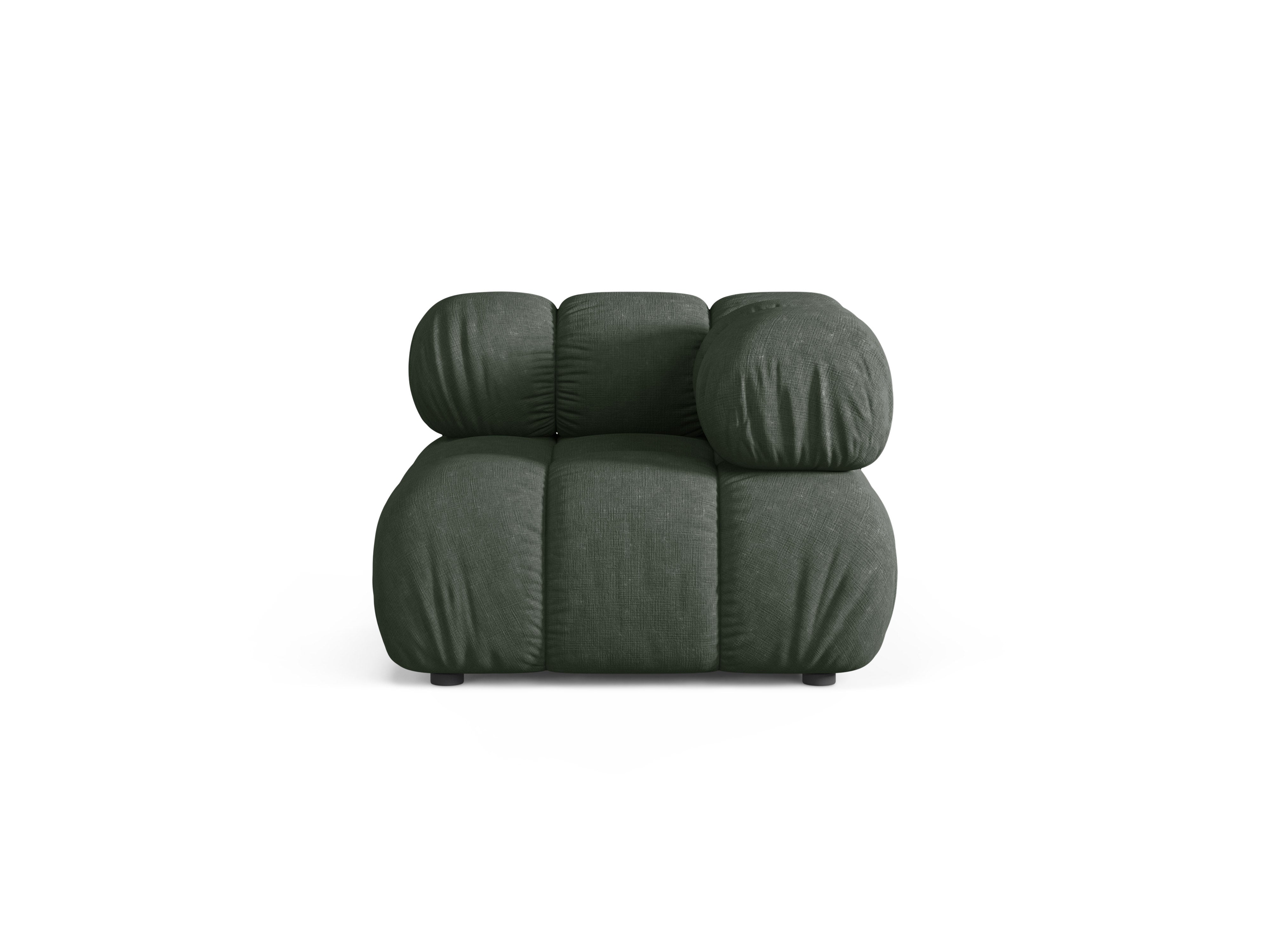 Sofa modulárna BELLIS - rohový modul tmavozelený