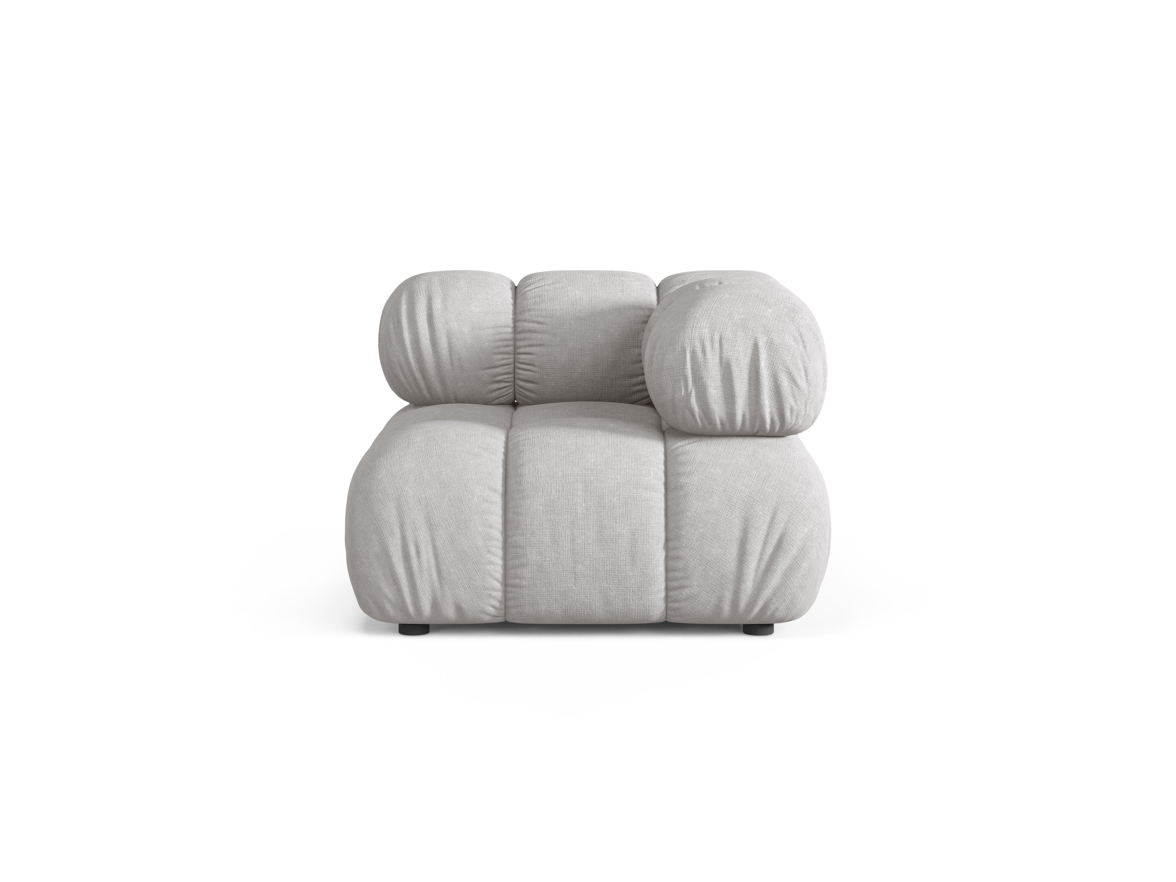 Sofa modulárna BELLIS - rohový modul svetlosivý