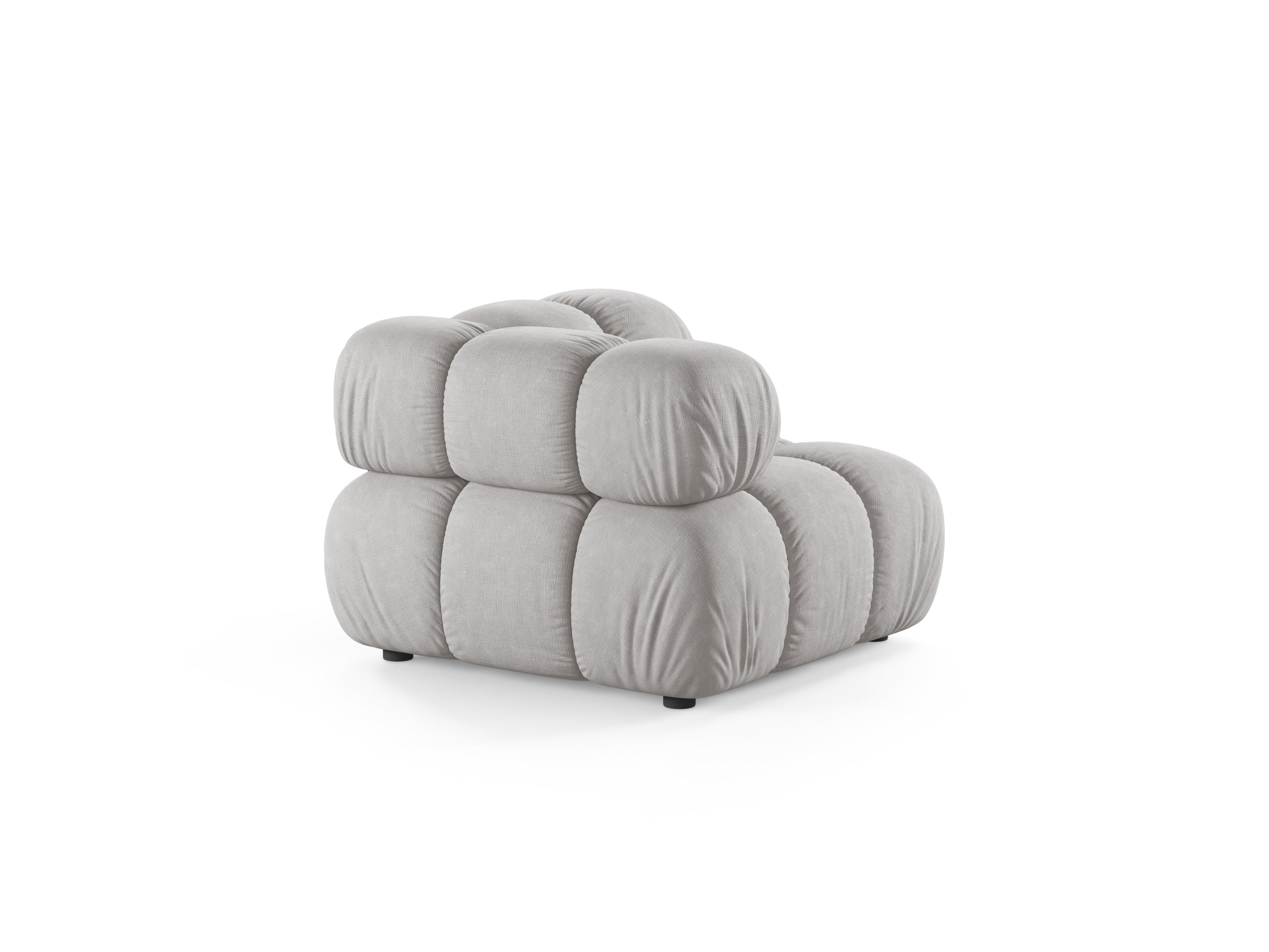 Sofa modulárna BELLIS - rohový modul svetlosivý