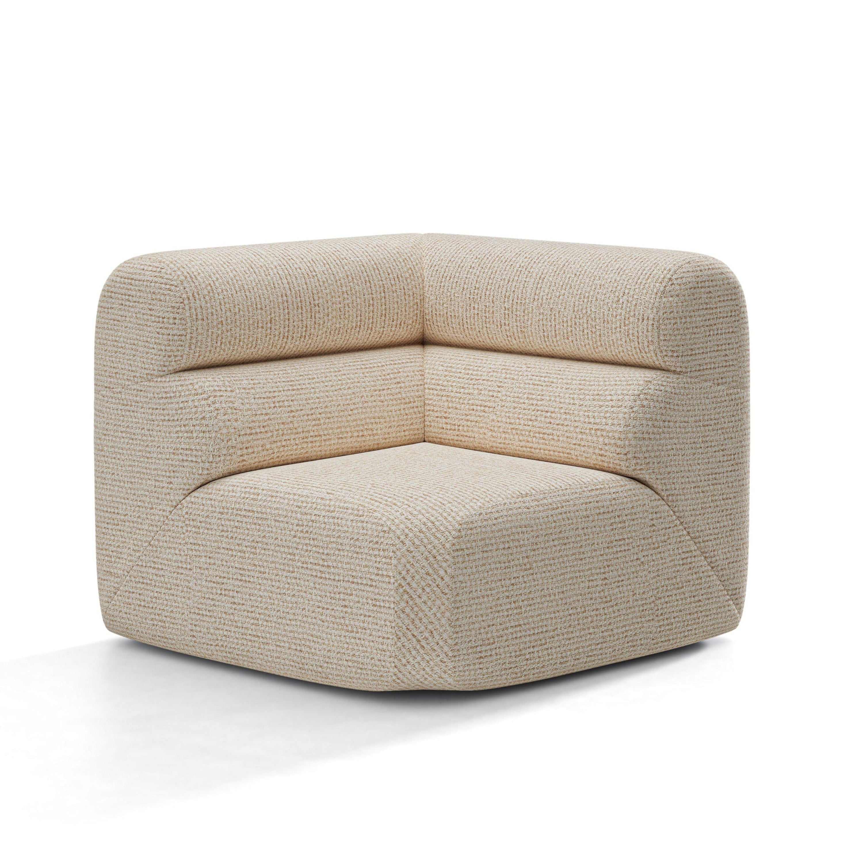 Sofa modulárna NEO - rohový modul béžový melír