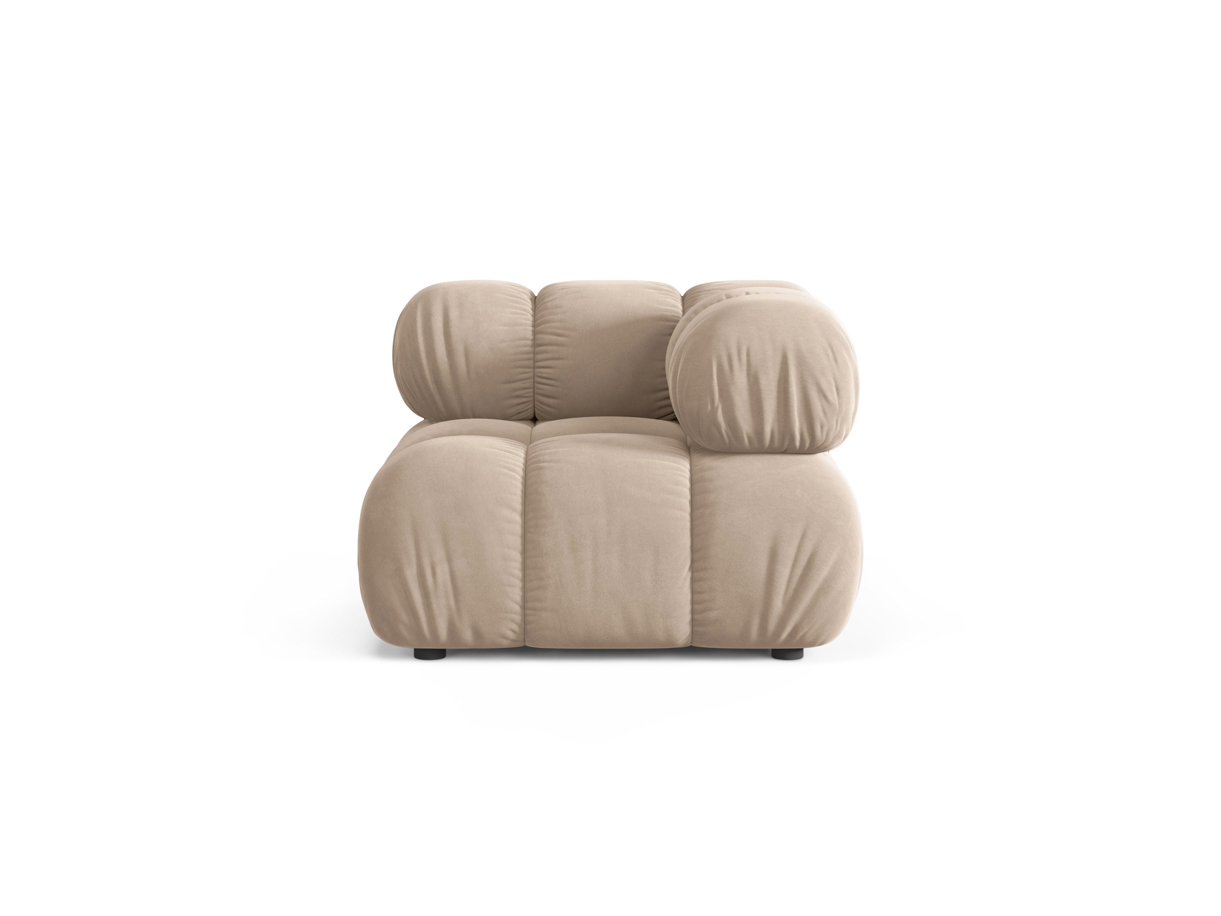 Sofa modulárna BELLIS - rohový modul béžový zamat