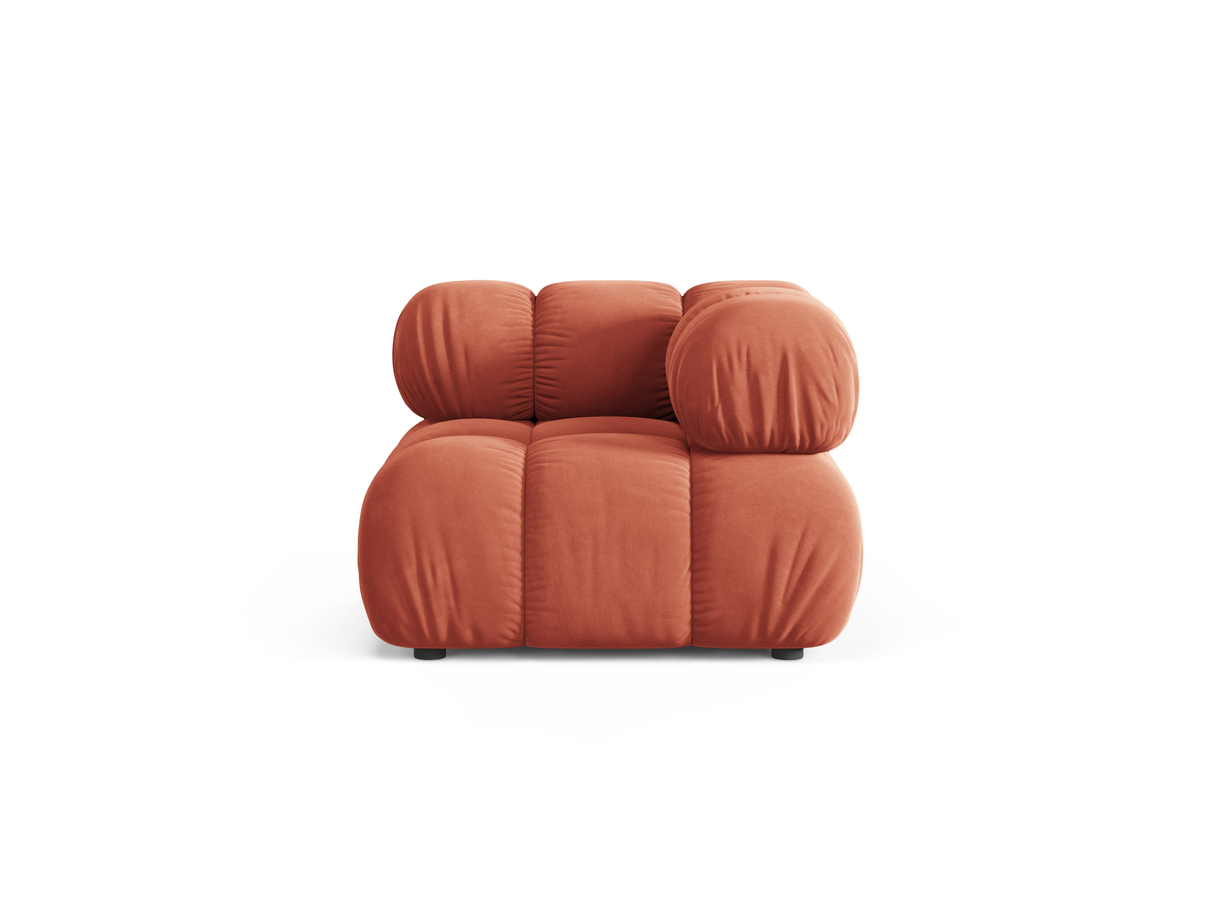Sofa modulárna BELLIS - rohový modul koralový zamat