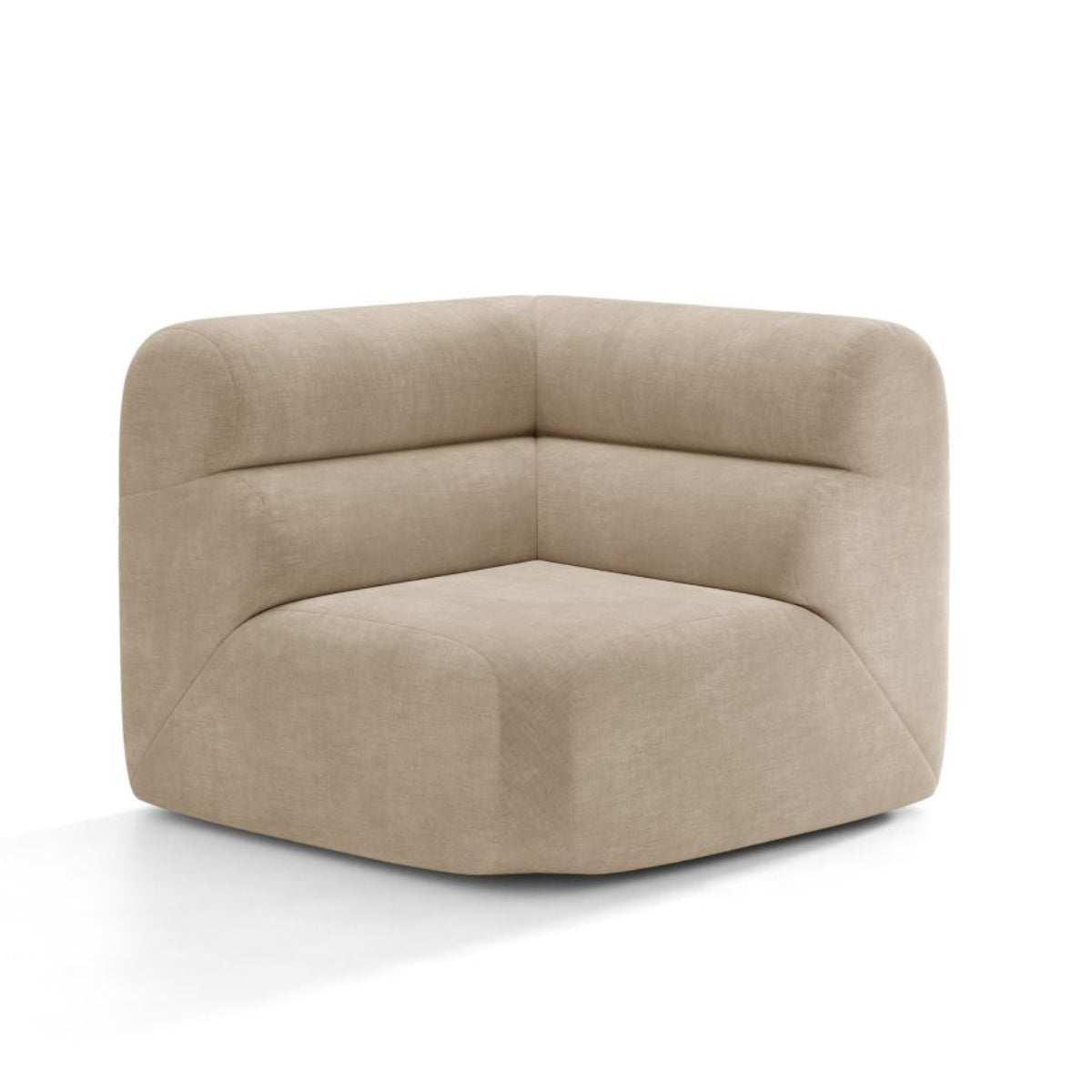 Sofa modulárna NEO - rohový modul béžový šenil
