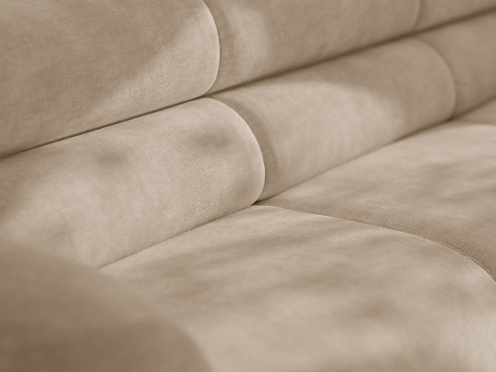 Sofa modulárna NEO - rohový modul béžový šenil