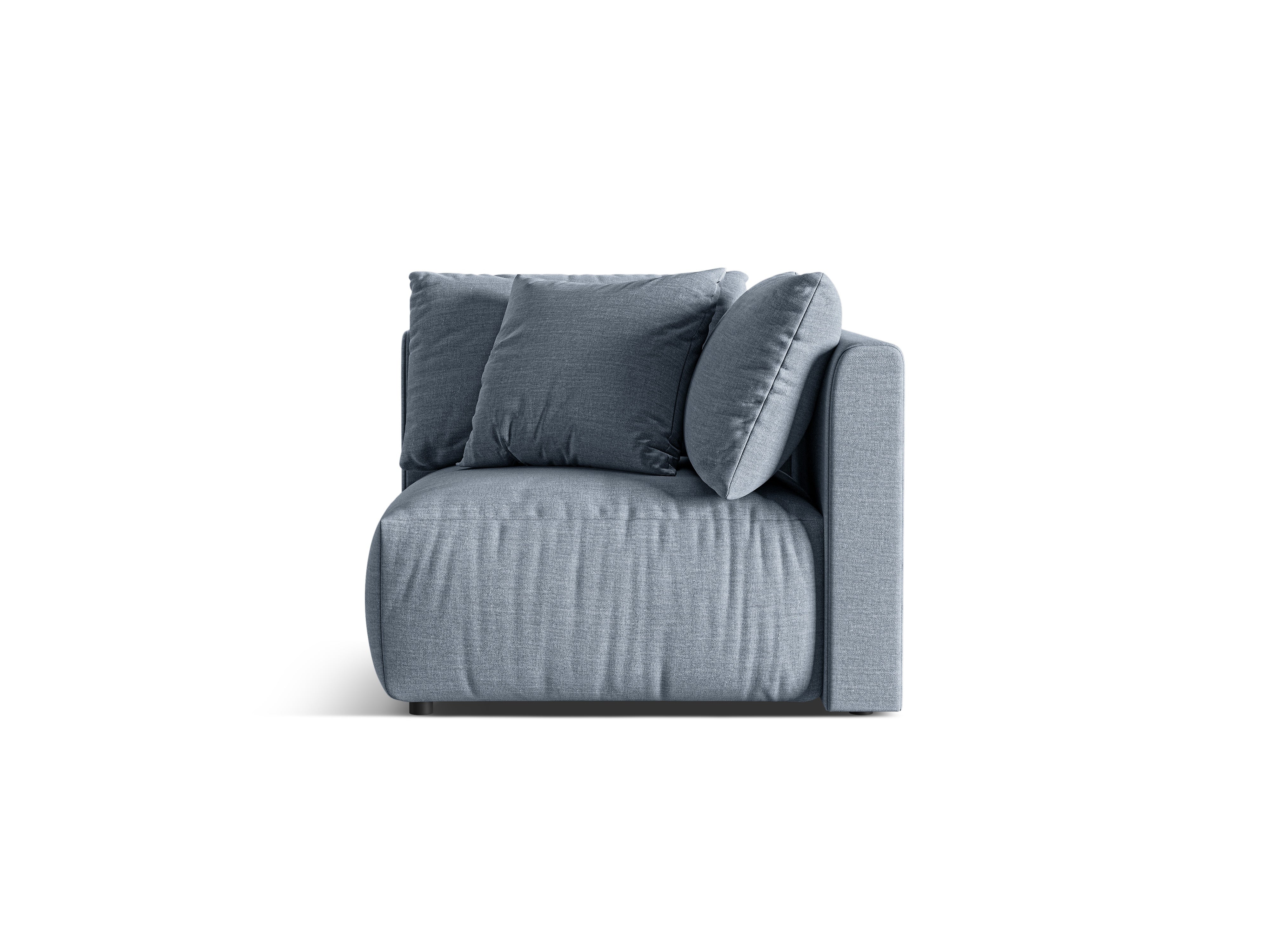 CHRIS Modular Sofa - Light Blue Chenille Corner Element