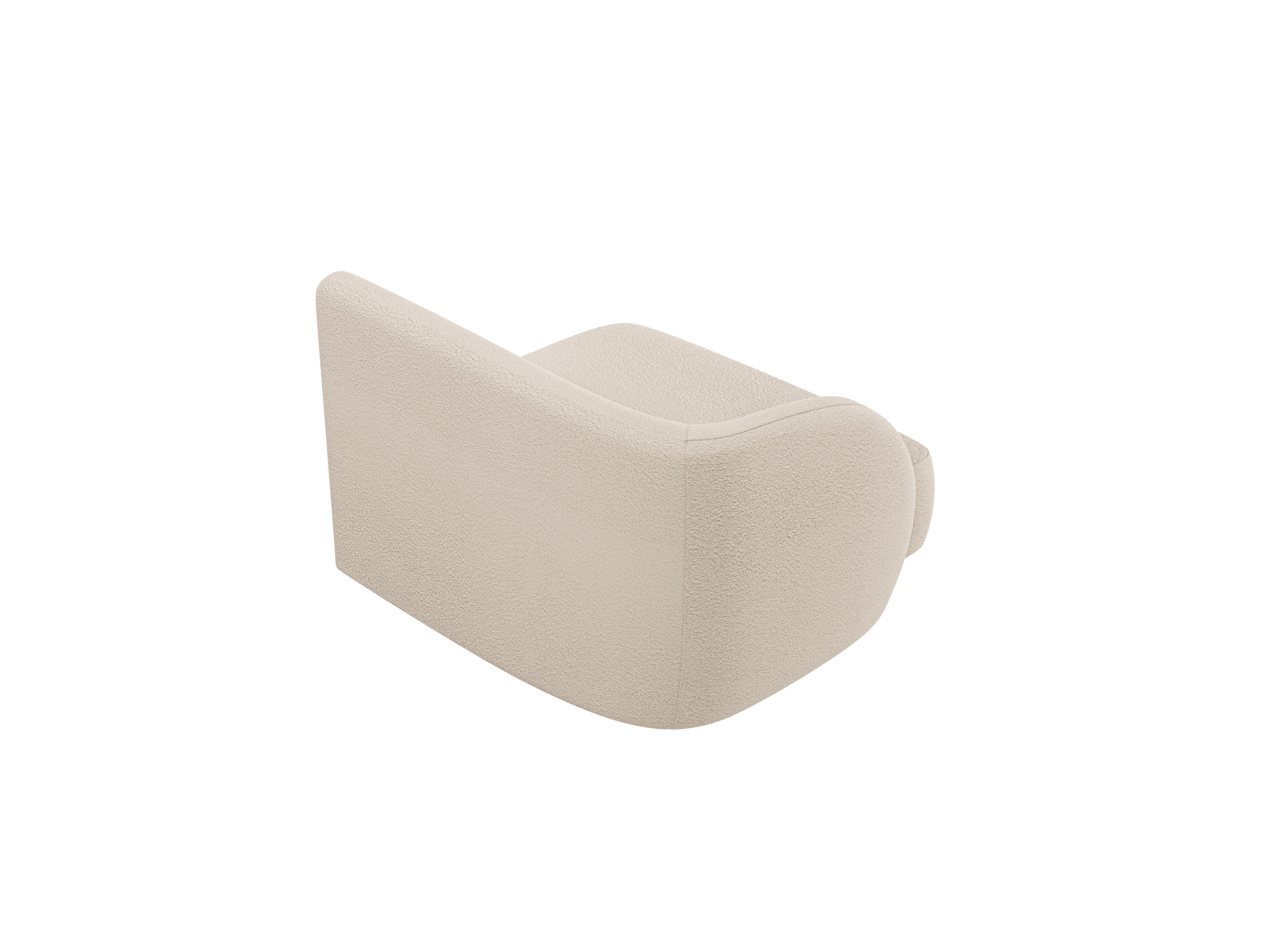 MILEY Modular Sofa - Left-Side Beige Boucle Module