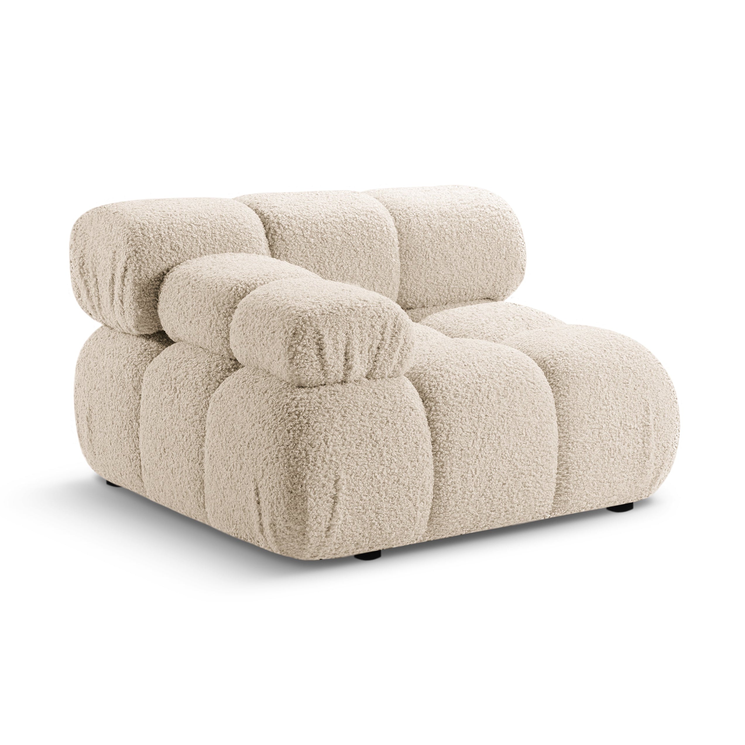 Sofa modulárna BELLIS - ľavý modul béžový boucle